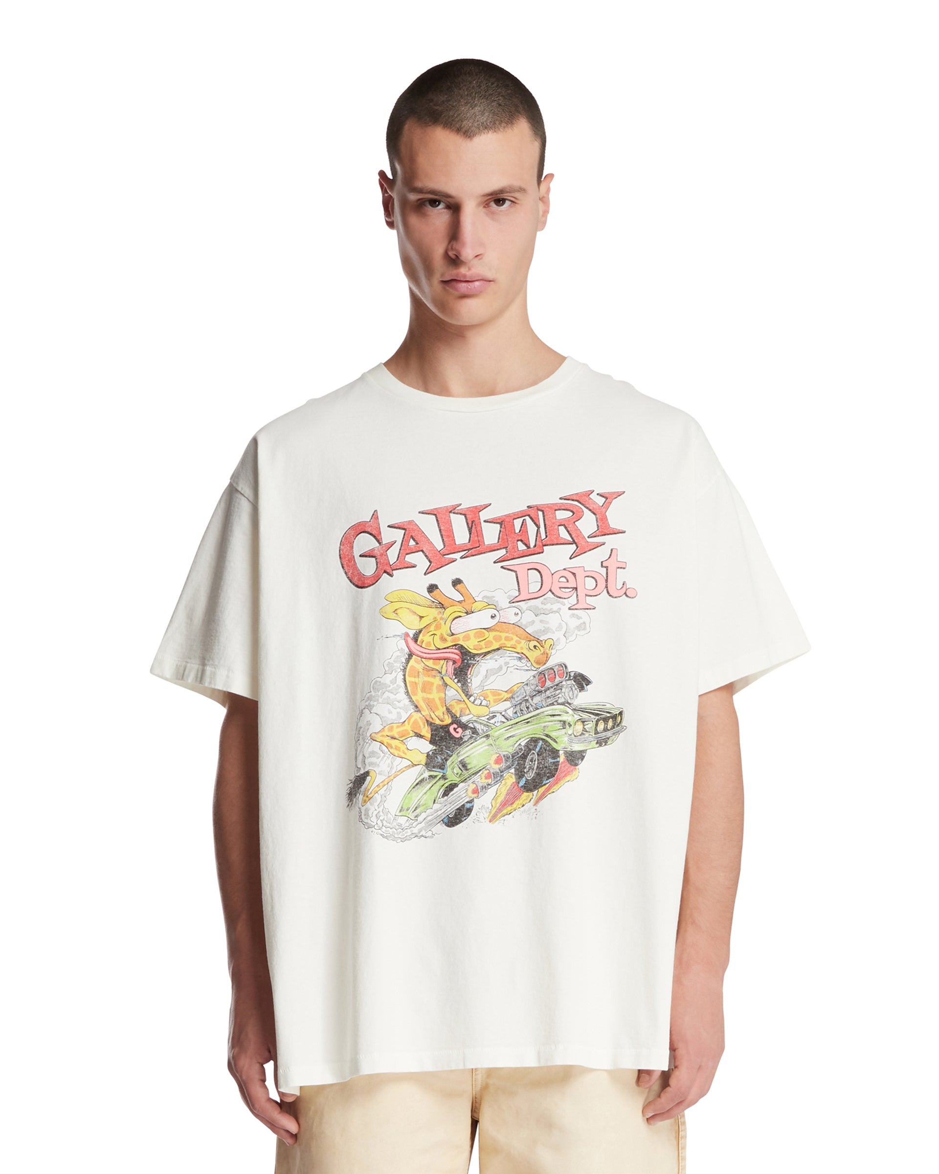 Оригінальна White Printed T-Shirt Gallery department – боковий вид