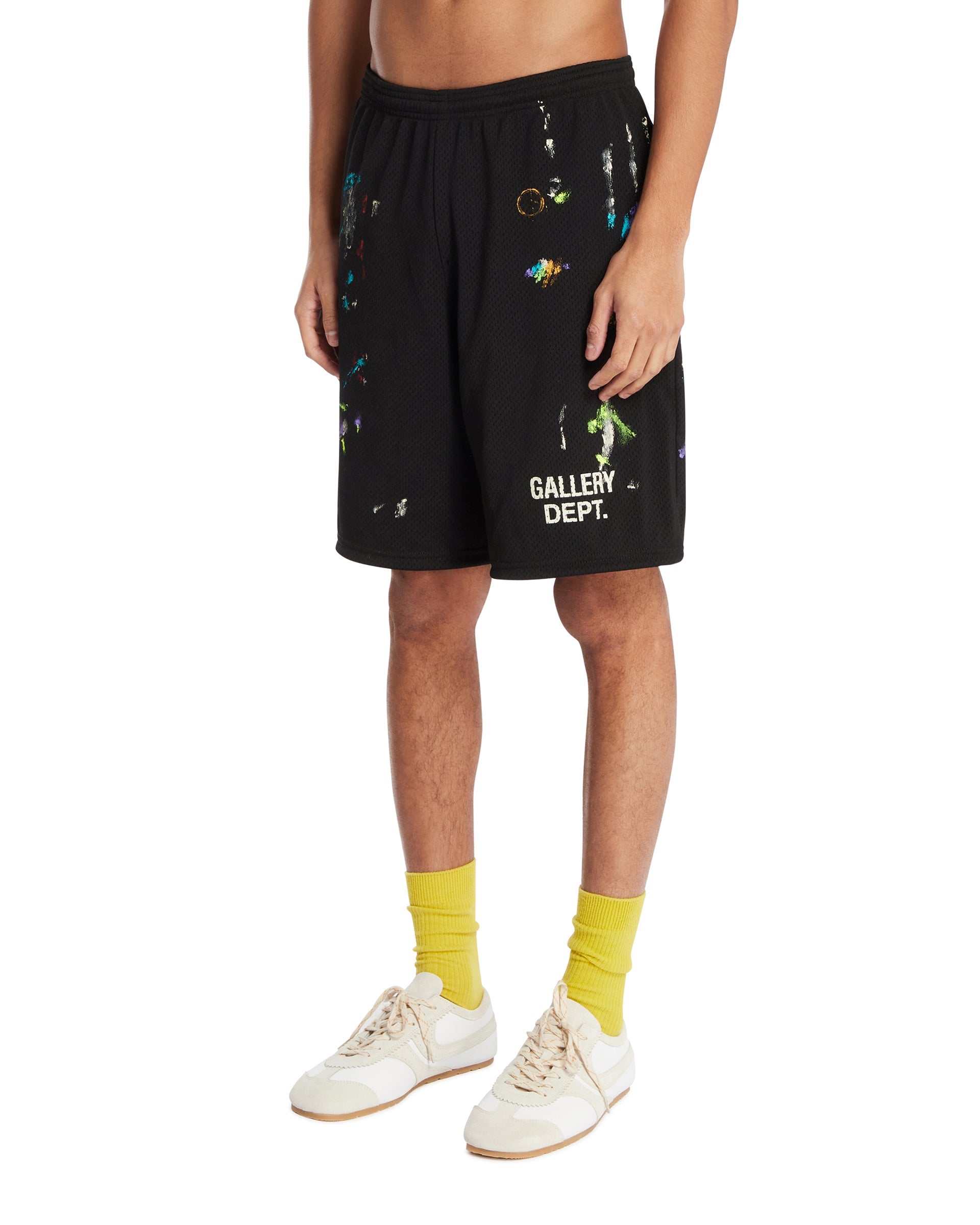 Оригінальна Black Paint-Splatter Shorts Gallery department – вид ззаду