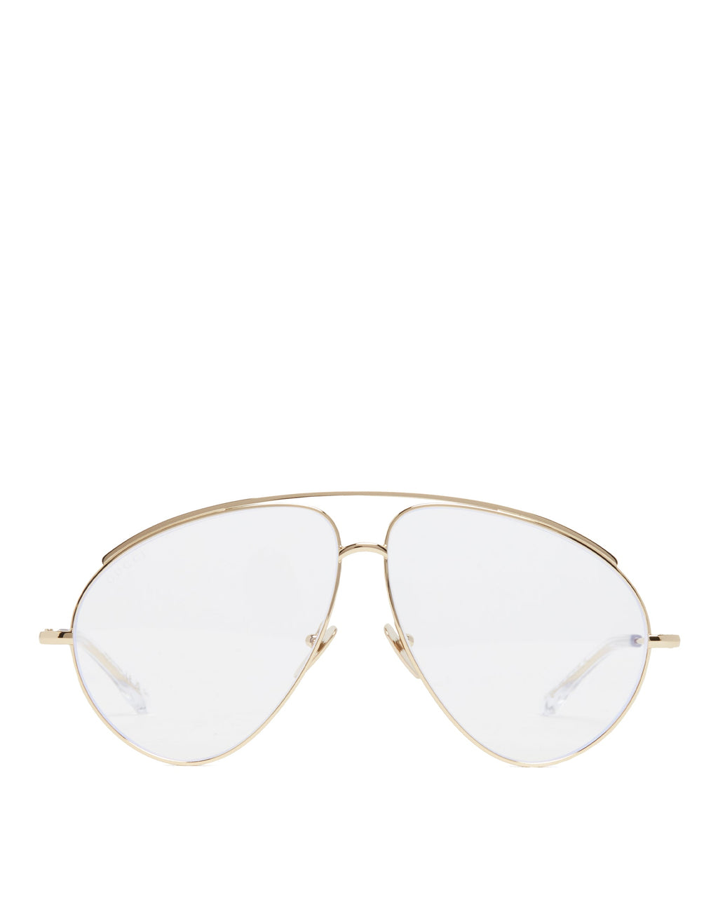 Gold Aviator Sunglasses Gucci оригінал – Купити в Україні – боковий вид