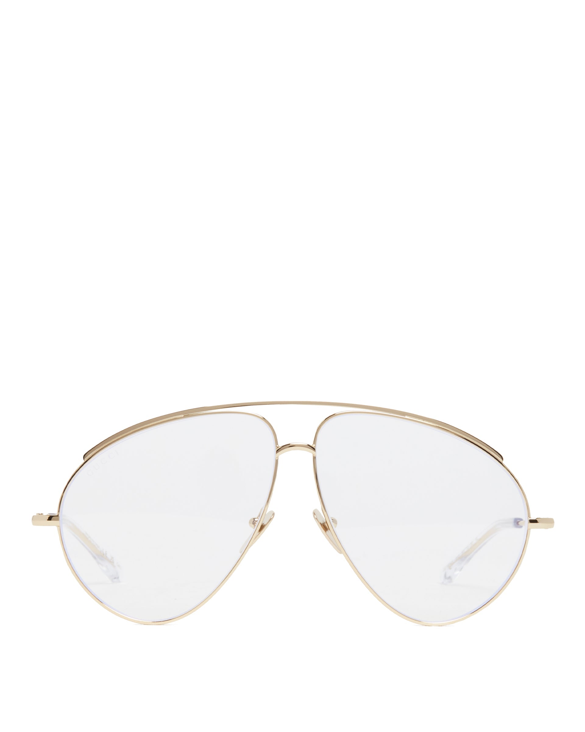 Gold Aviator Sunglasses Gucci оригінал – Купити в Україні – боковий вид