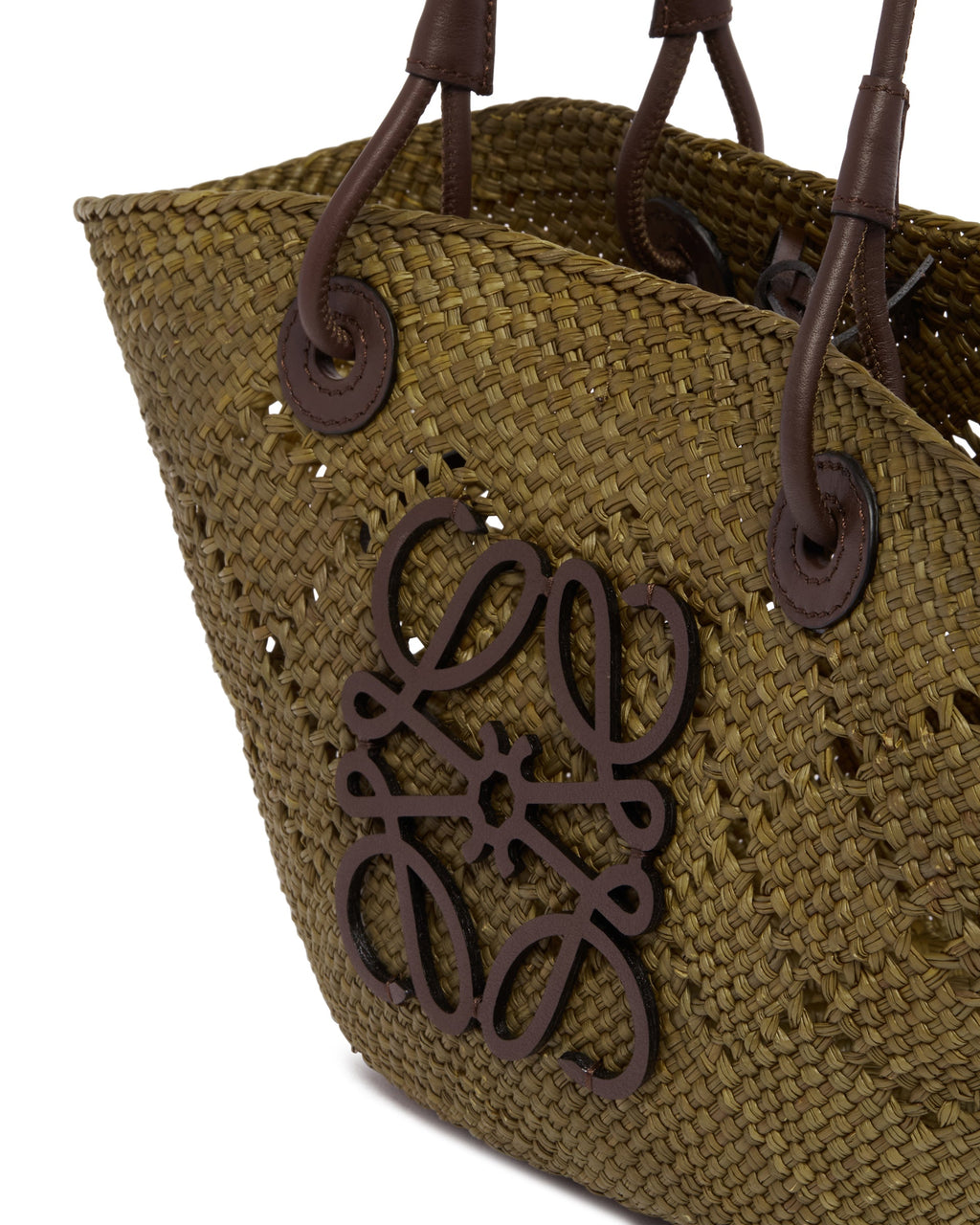 Green Small Basket Anagram Bag Loewe – Гарантія оригінальності – збільшений вид