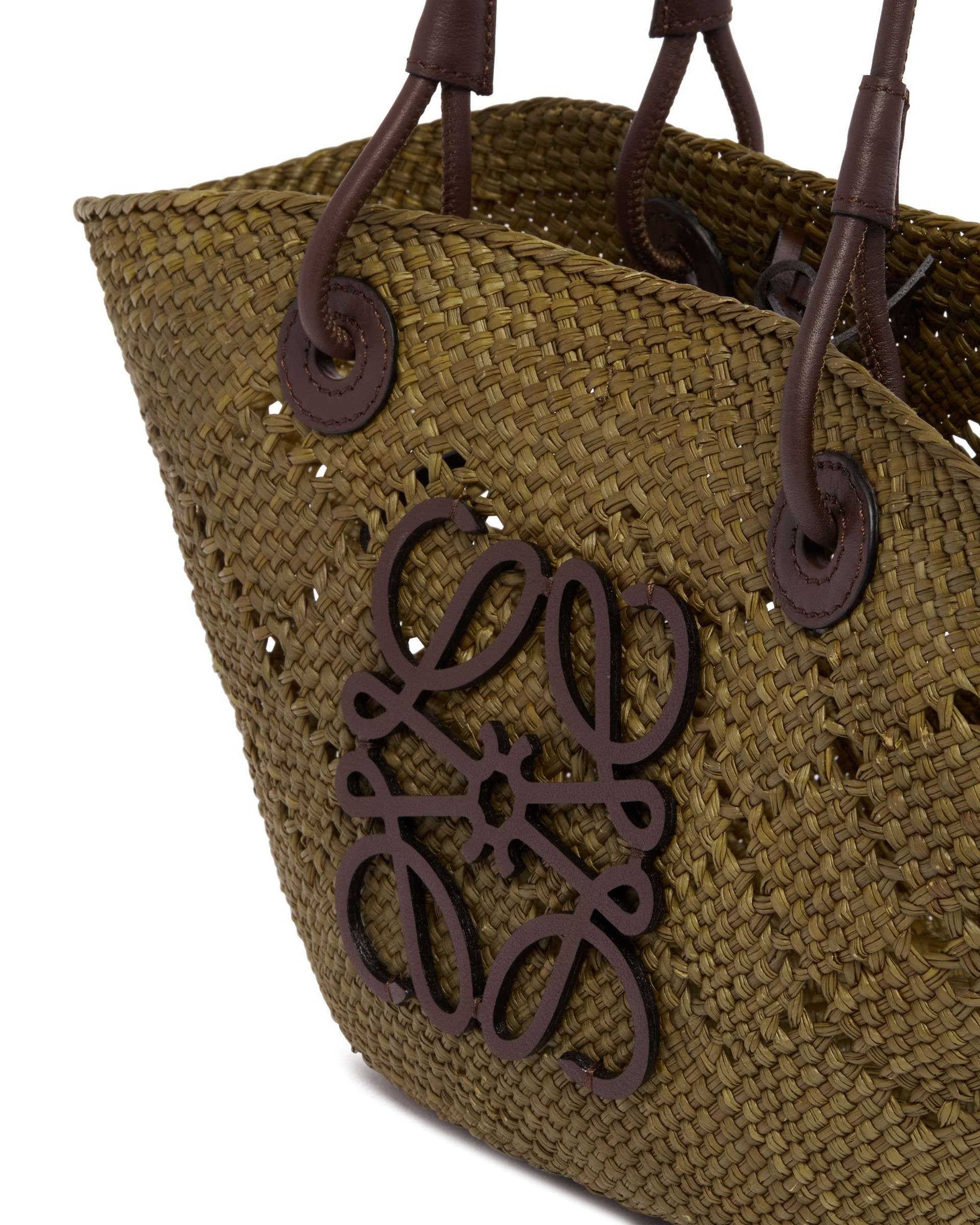Green Small Basket Anagram Bag Loewe – Гарантія оригінальності – збільшений вид