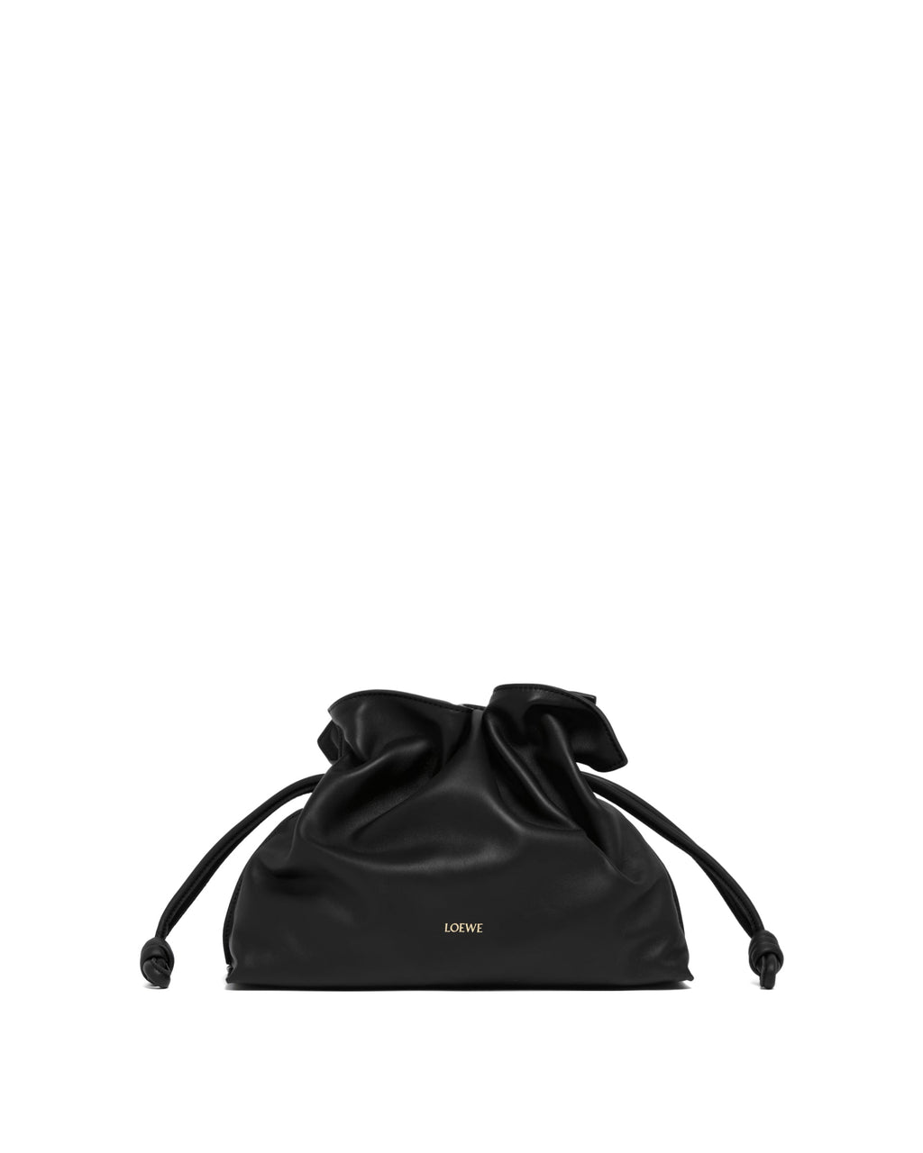 Black Medium Flamenco Clutch Bag Loewe – Гарантія оригінальності – боковий вид