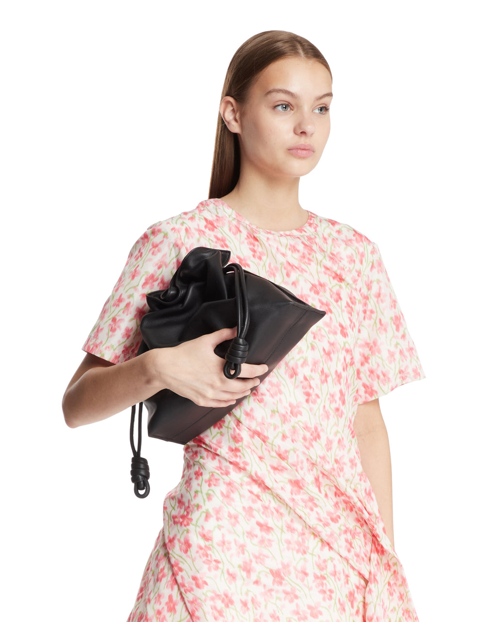 Black Medium Flamenco Clutch Bag Loewe – Гарантія оригінальності – детальний вид