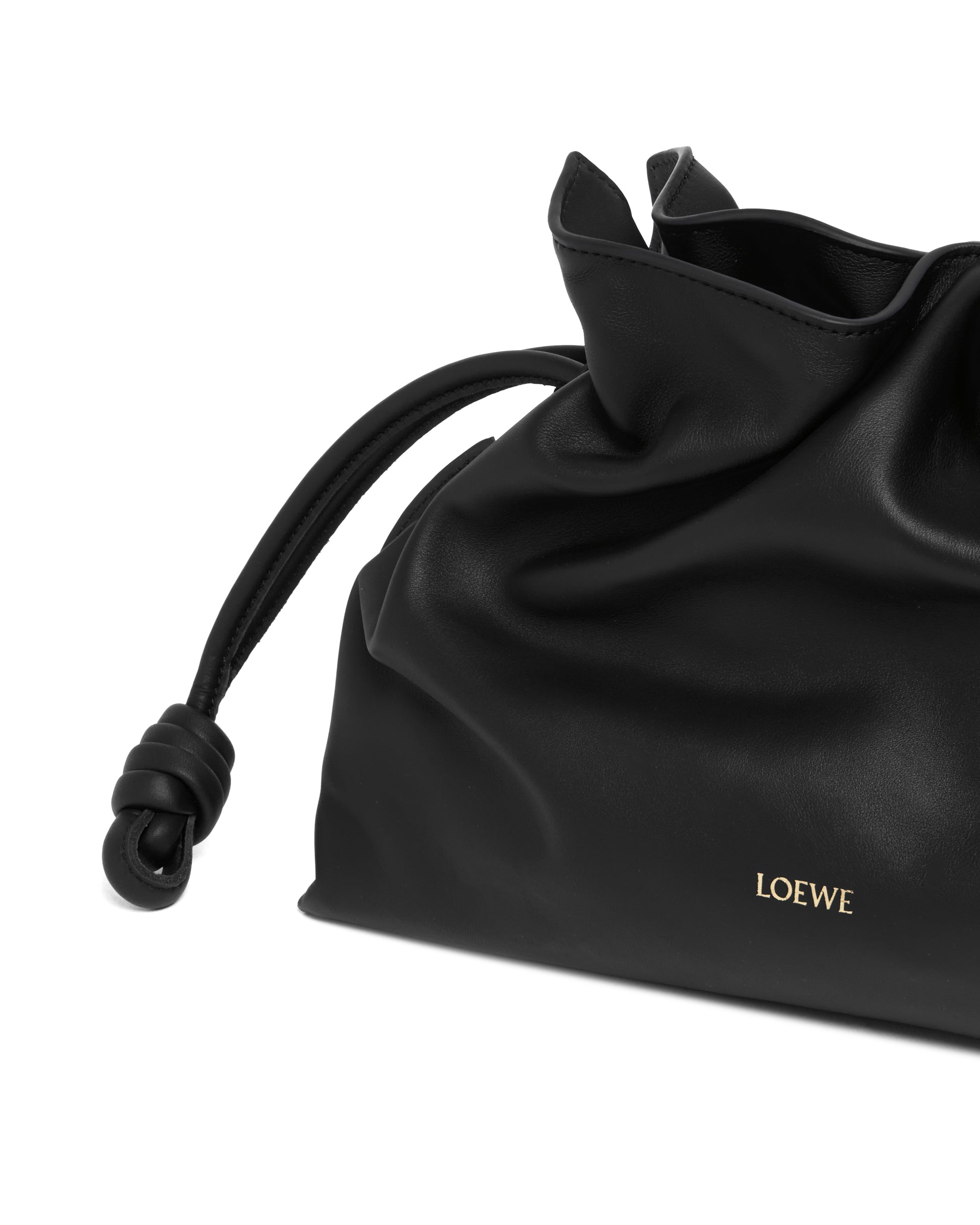 Black Medium Flamenco Clutch Bag Loewe – Гарантія оригінальності – збільшений вид