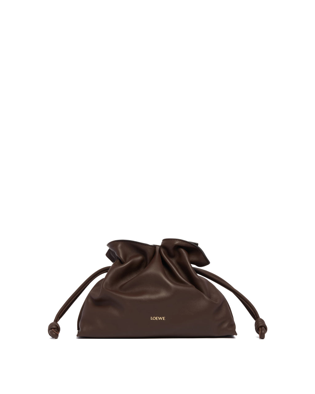 Оригінальна Brown Medium Flamenco Clutch Bag Loewe – боковий вид