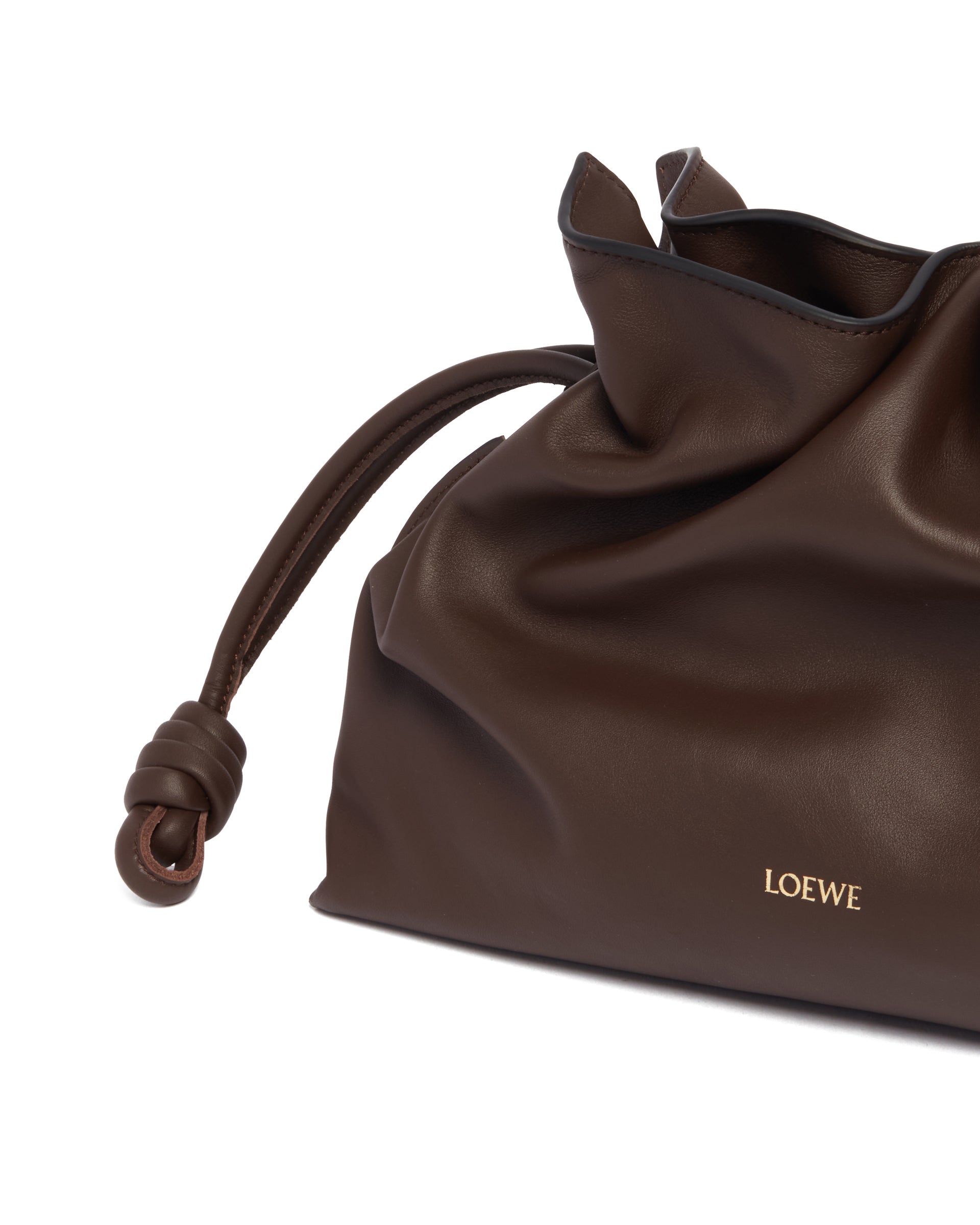 Оригінальна Brown Medium Flamenco Clutch Bag Loewe – збільшений вид