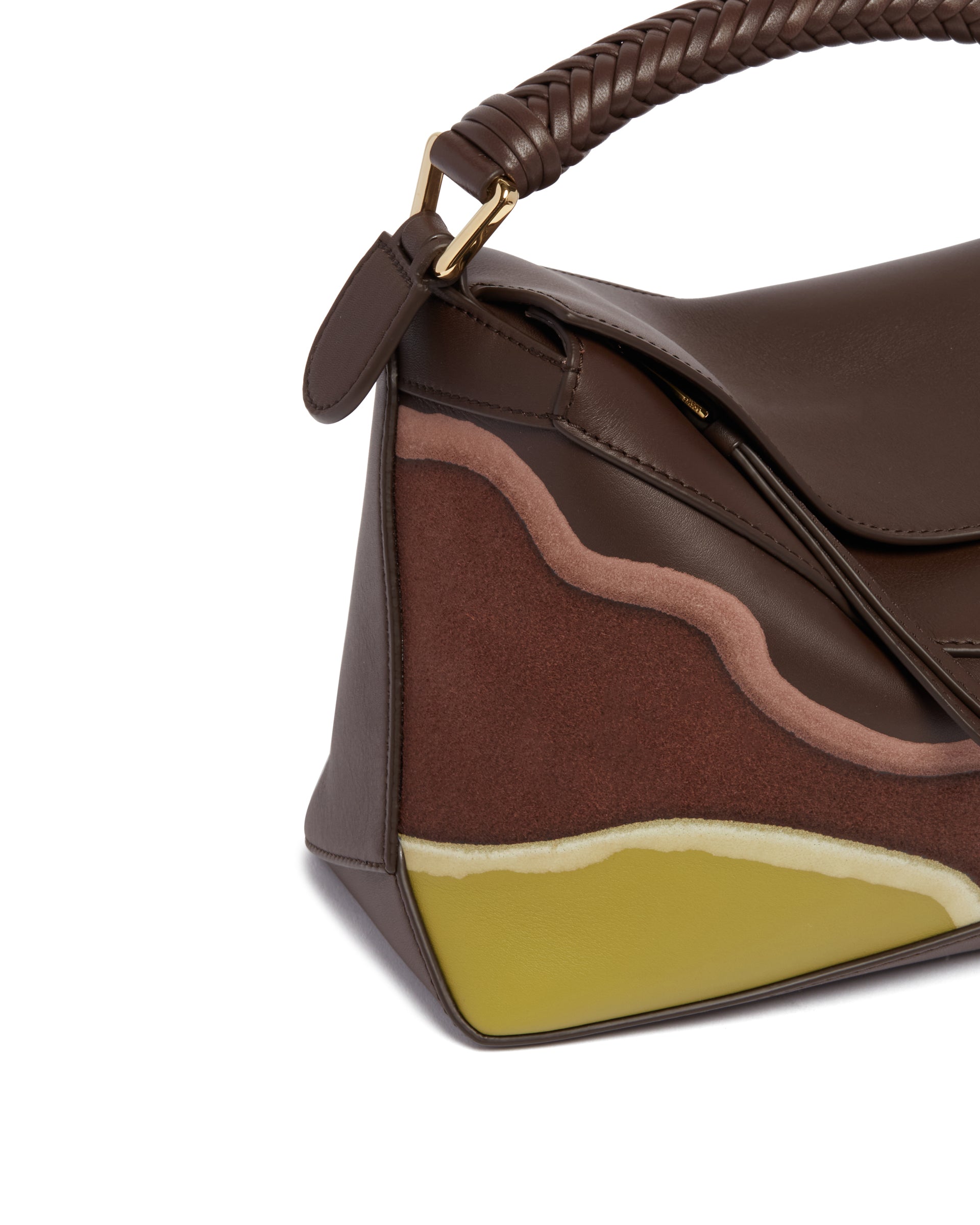 Brown Puzzle Edge Landscape Bag Loewe оригінал – Купити в Україні – збільшений вид