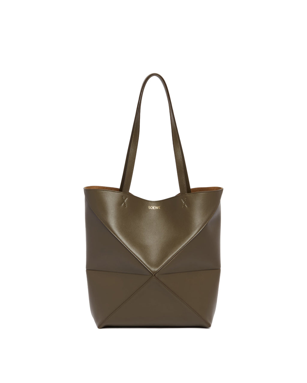 Green Medium Puzzle Fold Tote Bag Loewe оригінал – Купити в Україні – боковий вид