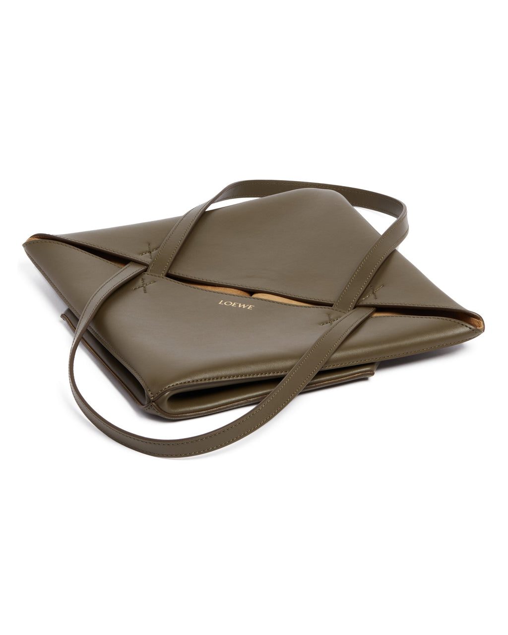 Green Medium Puzzle Fold Tote Bag Loewe оригінал – Купити в Україні – збільшений вид