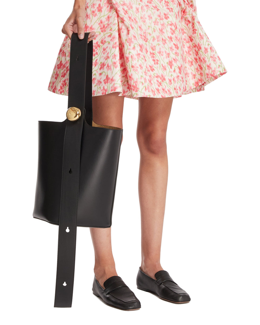 Black Medium Pebble Bucket Bag Loewe оригінал – Купити в Україні – детальний вид