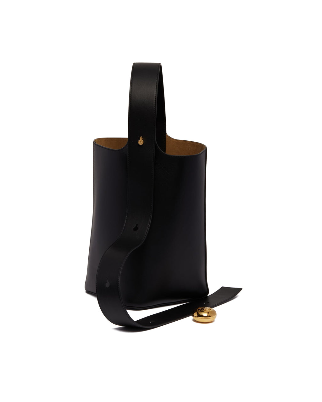 Black Medium Pebble Bucket Bag Loewe оригінал – Купити в Україні – збільшений вид