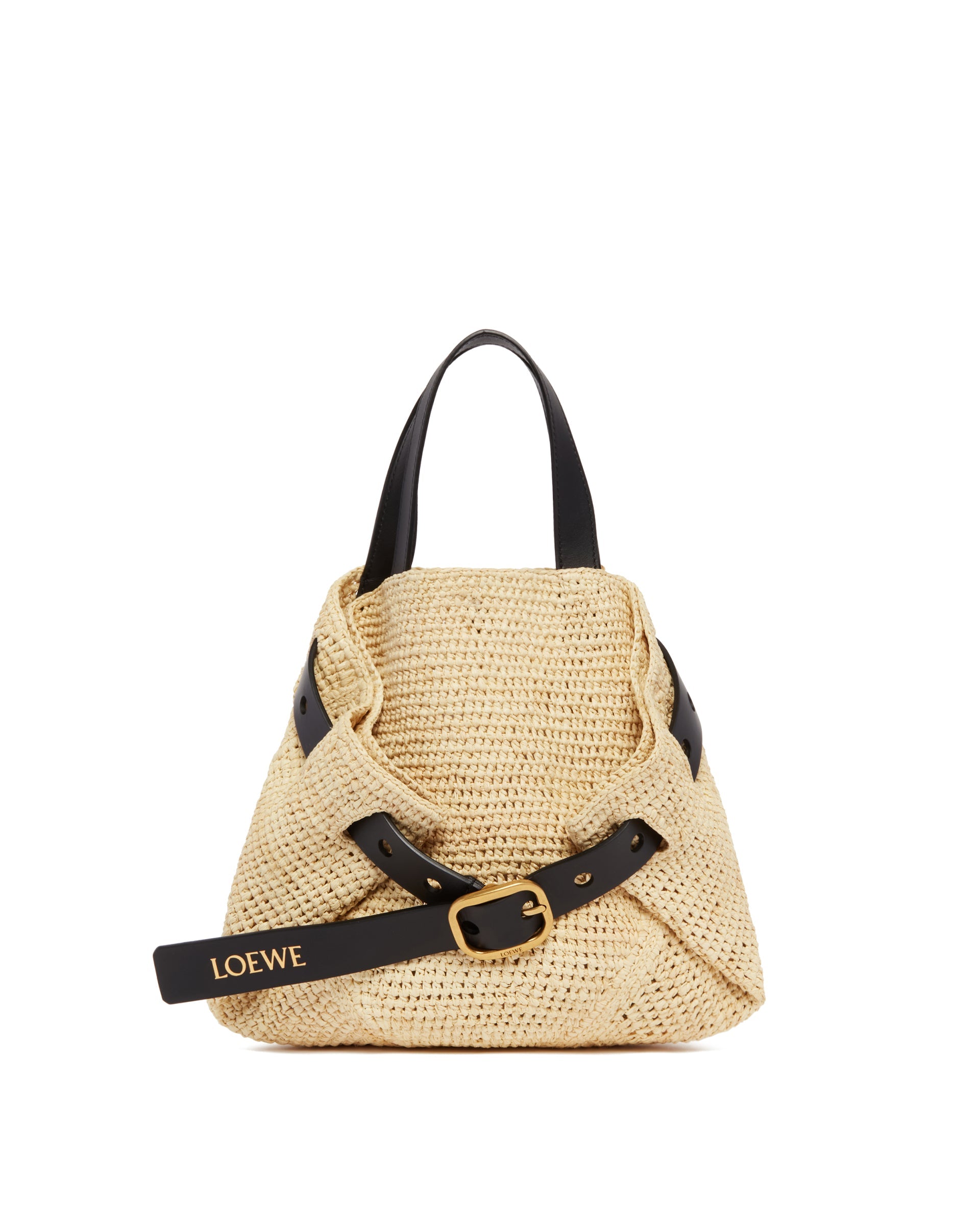 Beige Mini Punch Hole Shopper Bag Loewe оригінал – Купити в Україні – боковий вид