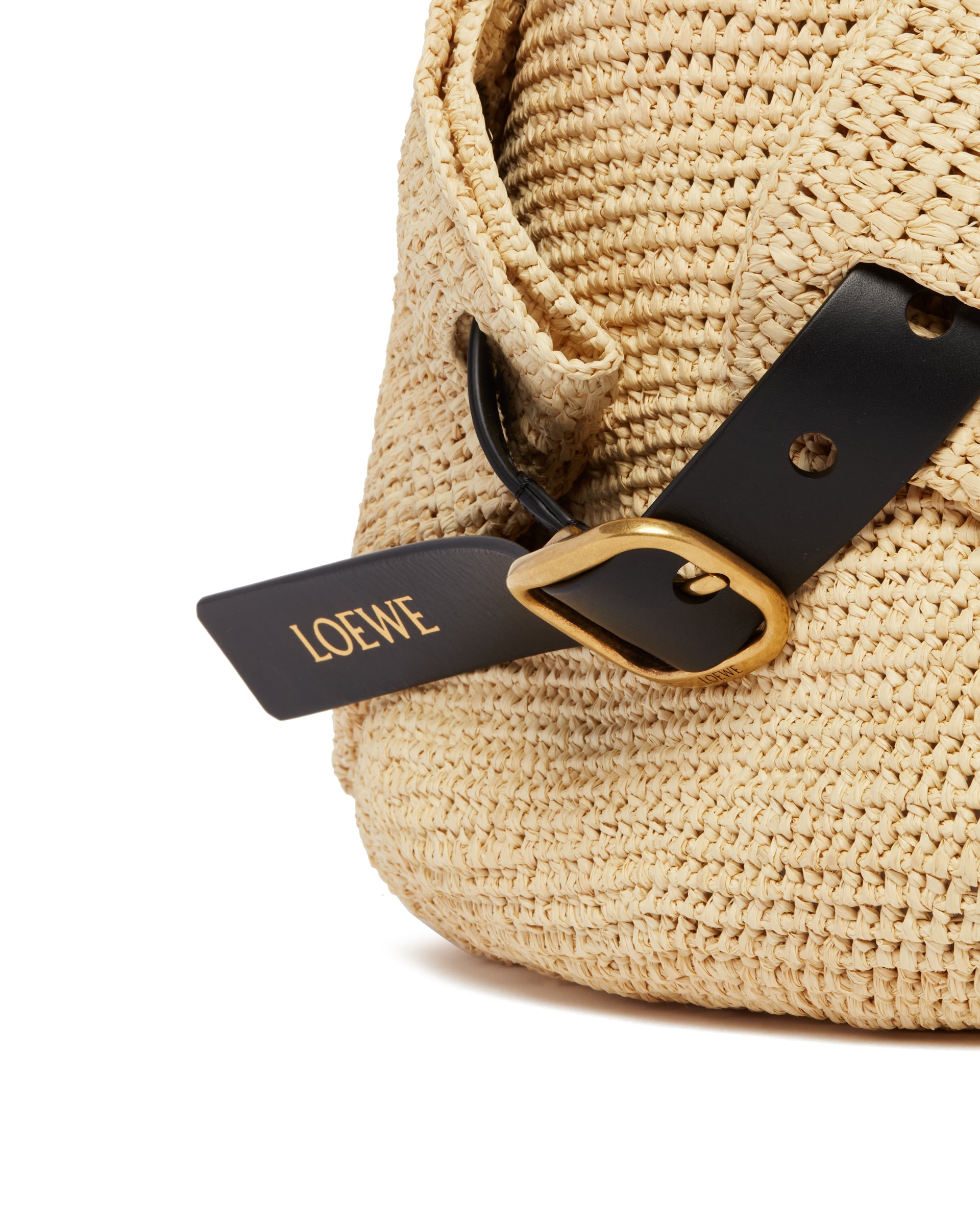 Оригінальна Beige Medium Punch Hole Shopper Bag Loewe – збільшений вид