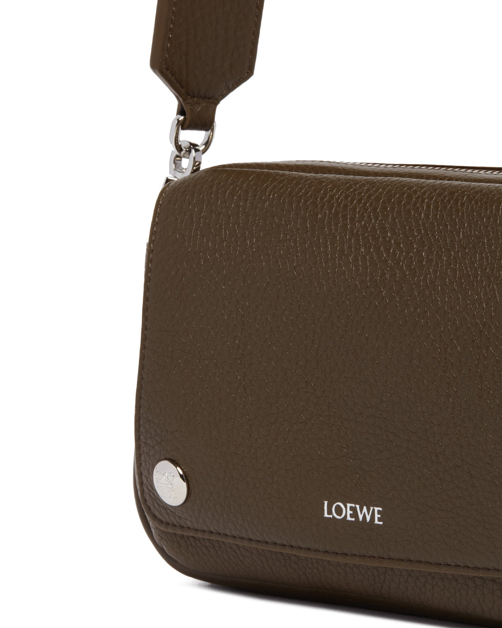 Оригінальна Brown Small Pebble Messenger Bag Loewe – збільшений вид