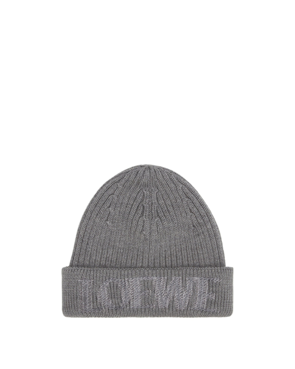 Gray Wool Beanie Loewe – Гарантія оригінальності – боковий вид