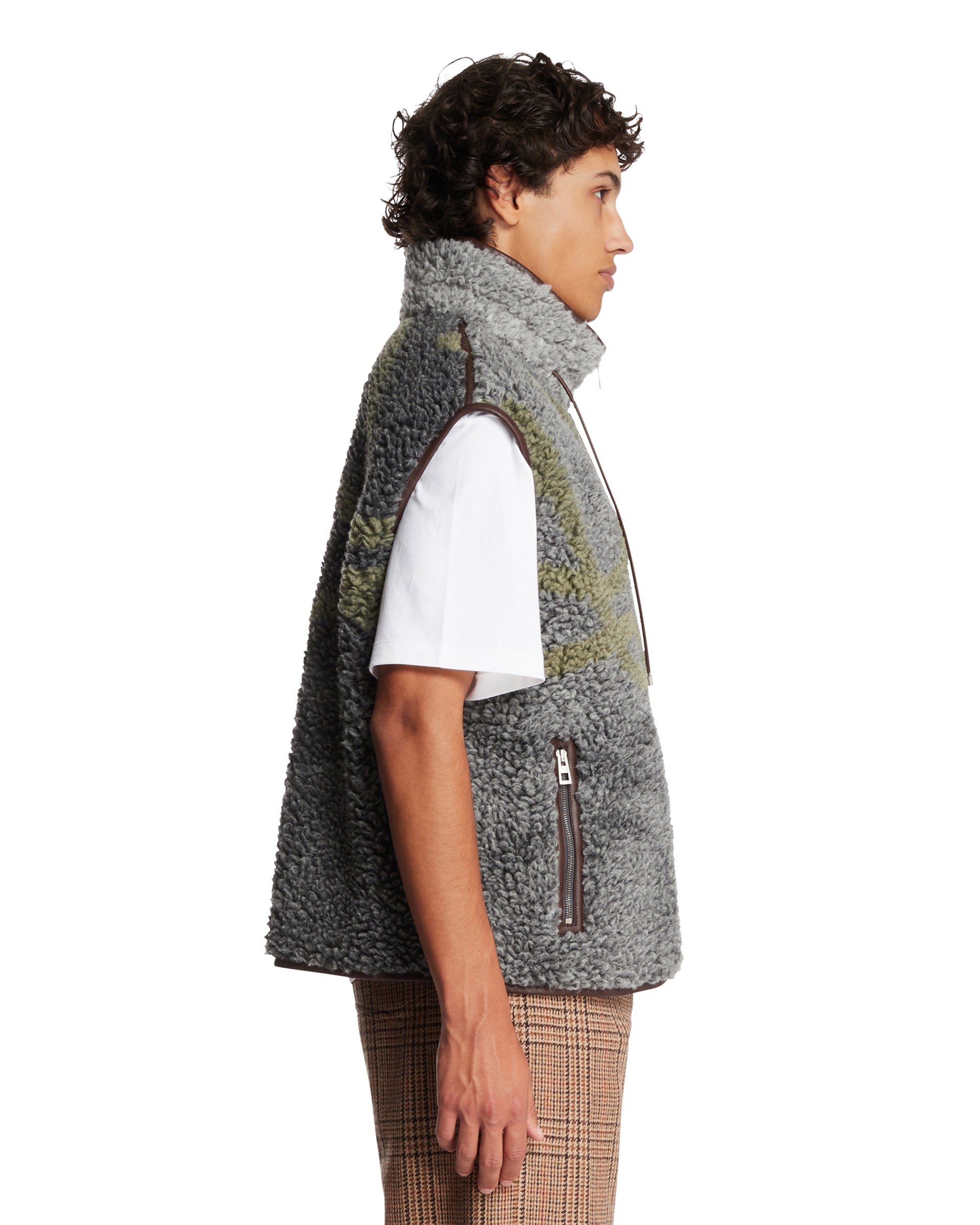 Gray Wool Blend Vest Loewe – Гарантія оригінальності – збільшений вид