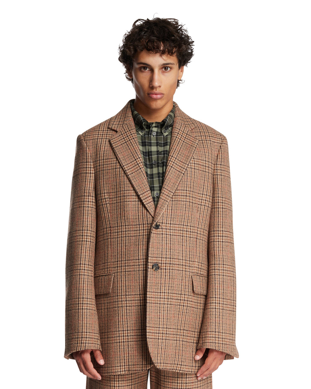 Brown Wool Jacket Loewe – Гарантія оригінальності – боковий вид