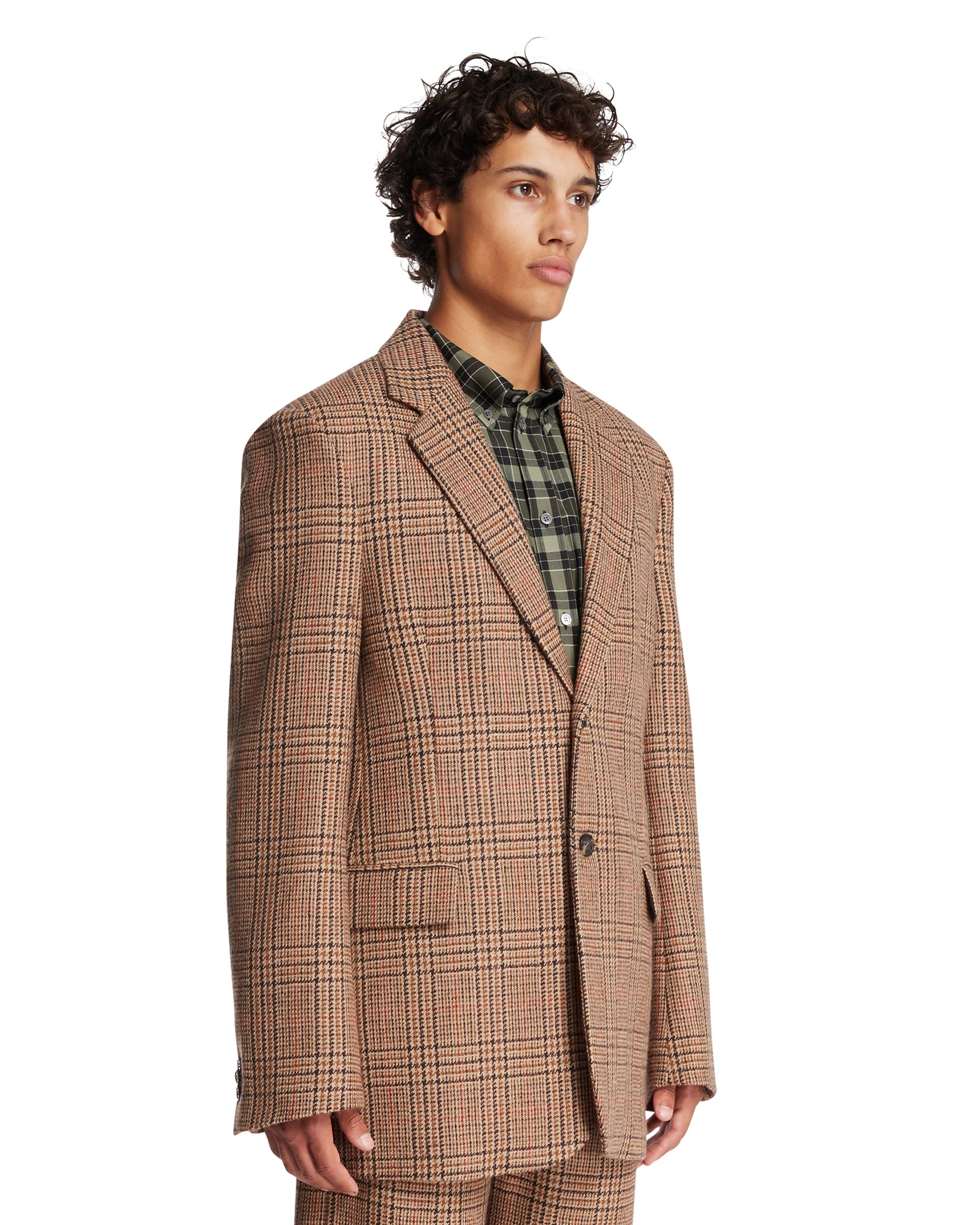 Brown Wool Jacket Loewe – Гарантія оригінальності – вид ззаду