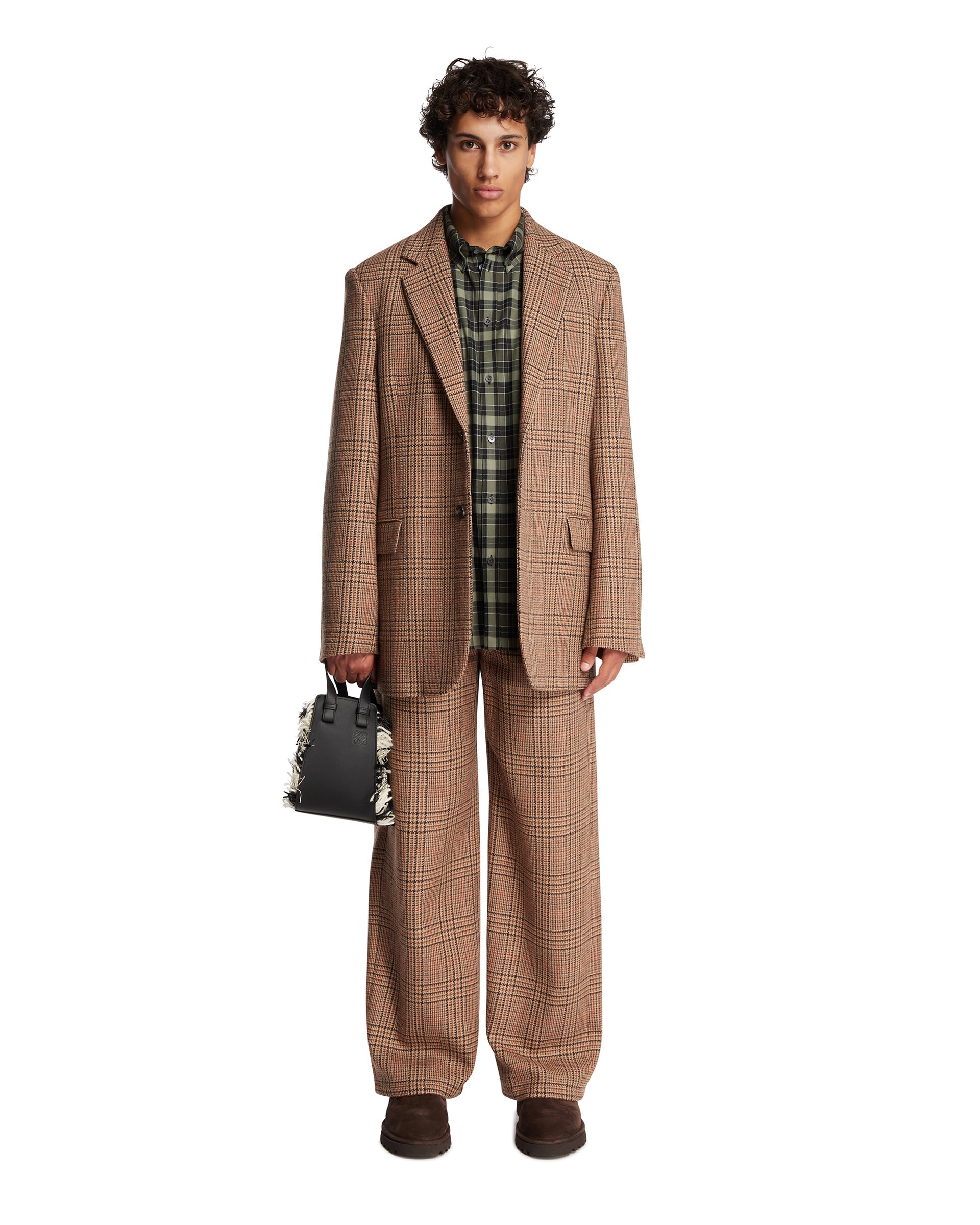 Brown Wool Jacket Loewe – Гарантія оригінальності – детальний вид
