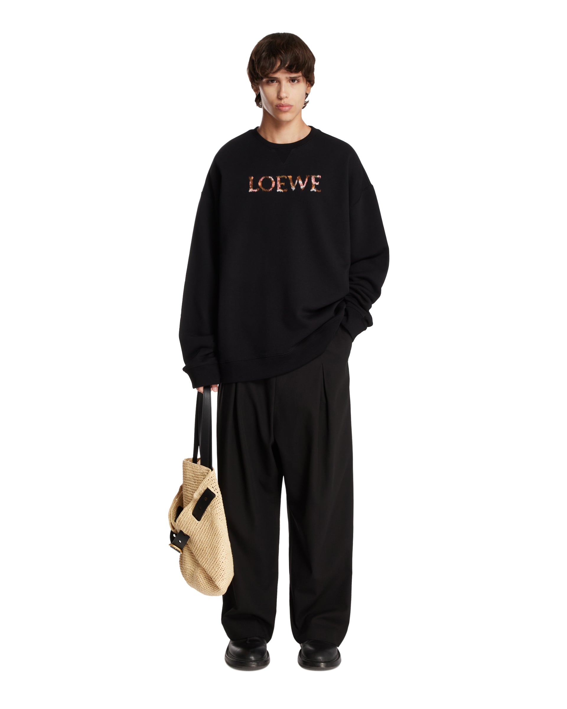 Оригінальна Green Wool Drawstring Trousers Loewe – детальний вид