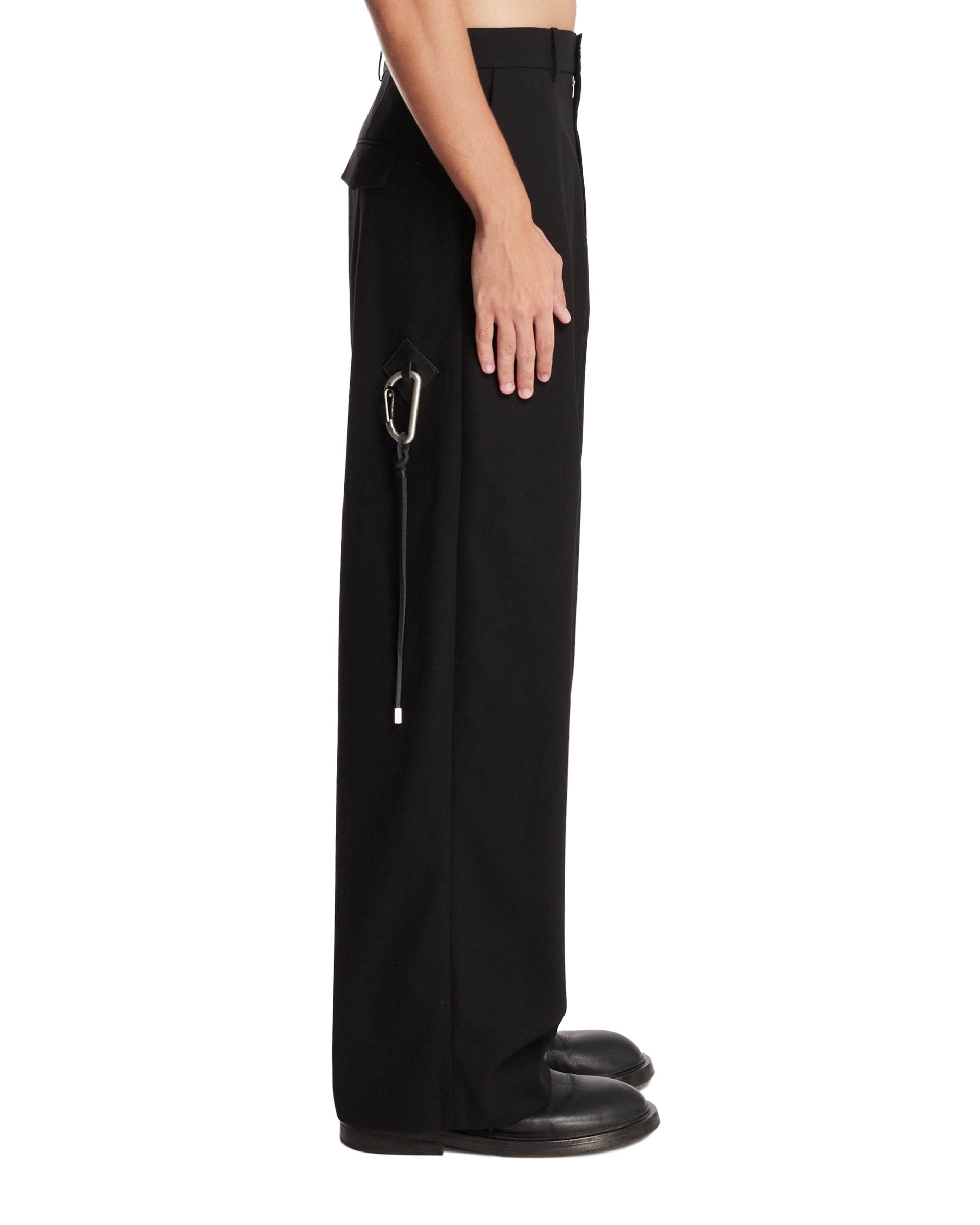Оригінальна Green Wool Drawstring Trousers Loewe – збільшений вид