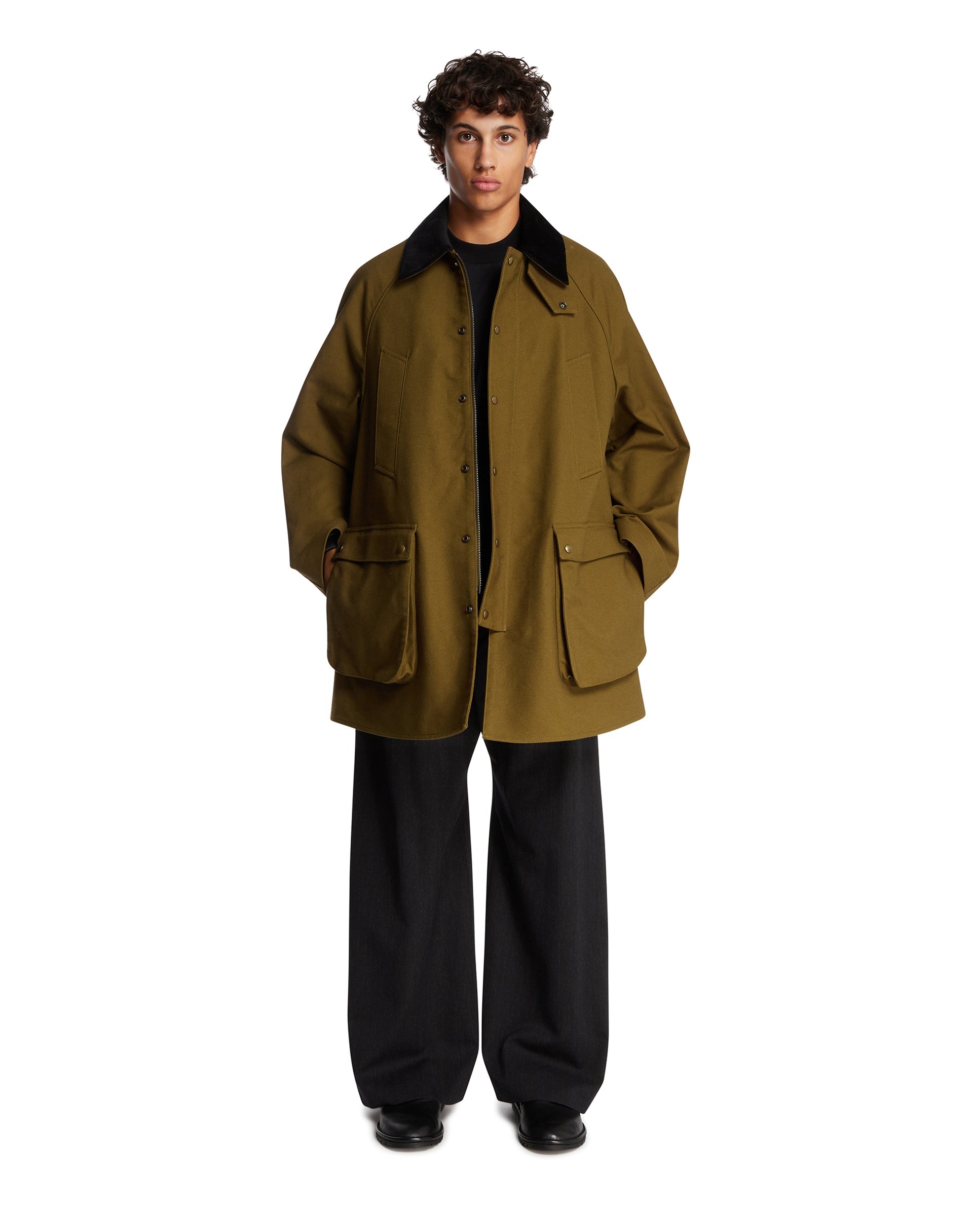 Оригінальна Brown Wool Barrel Trousers Loewe – детальний вид