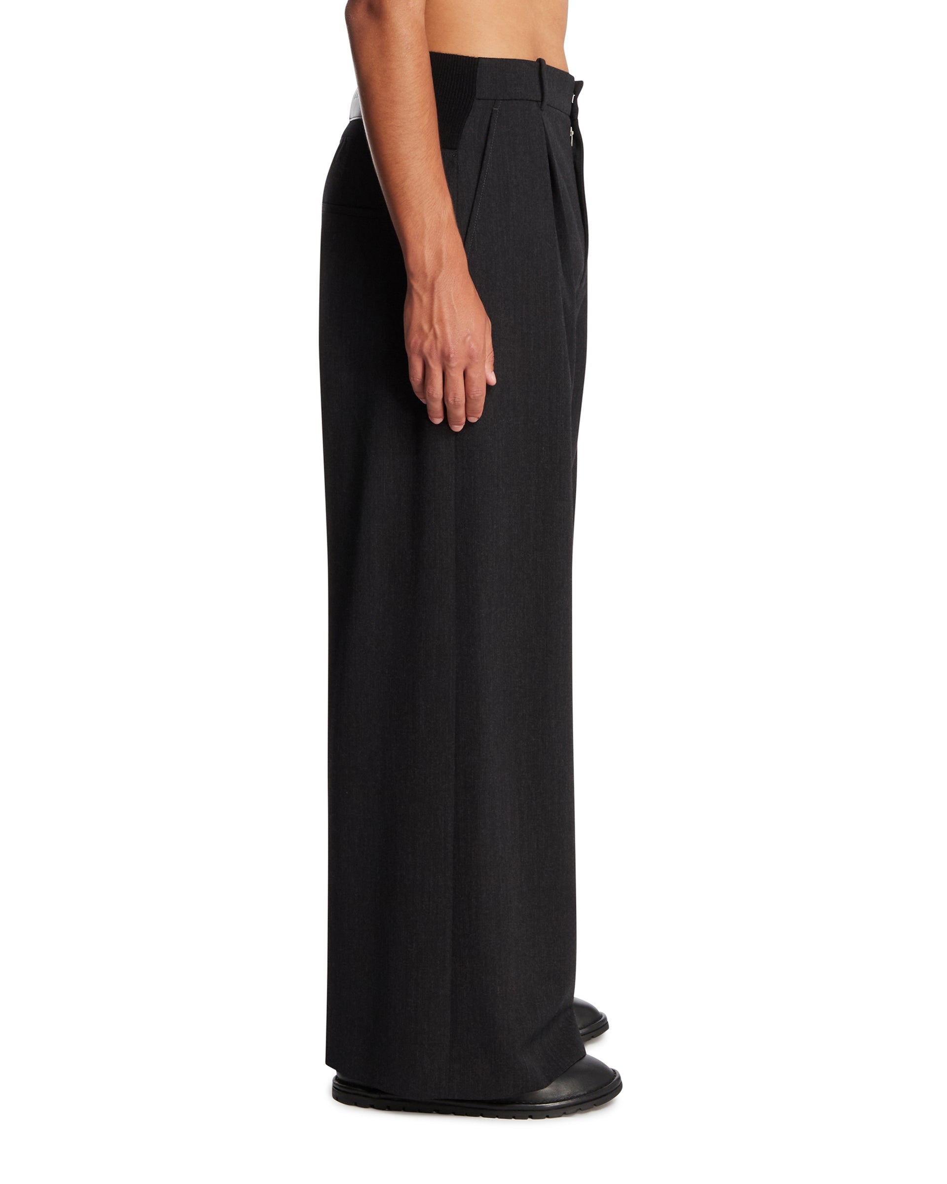 Оригінальна Brown Wool Barrel Trousers Loewe – збільшений вид