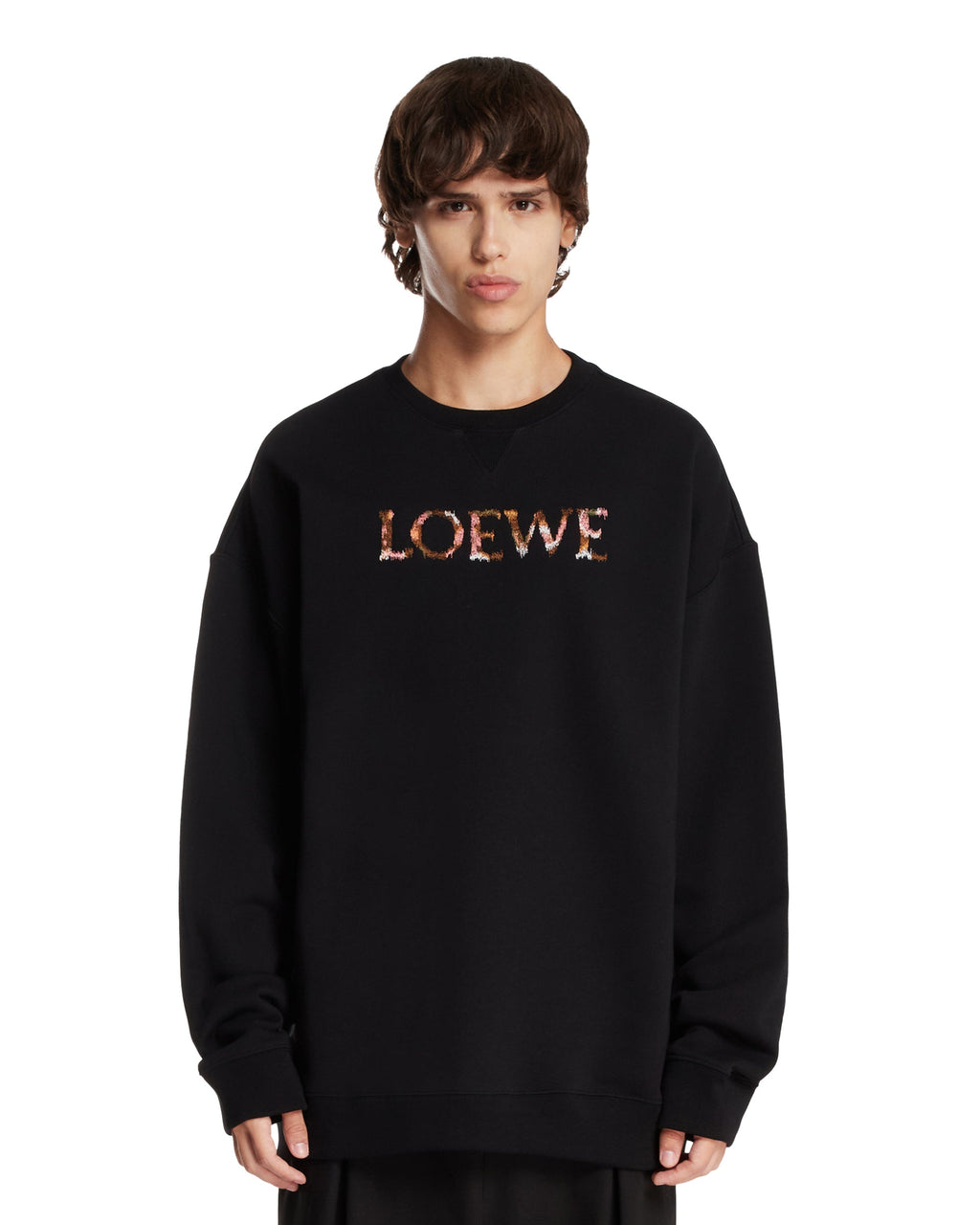 Black Logo Sweatshirt Loewe оригінал – Купити в Україні – боковий вид