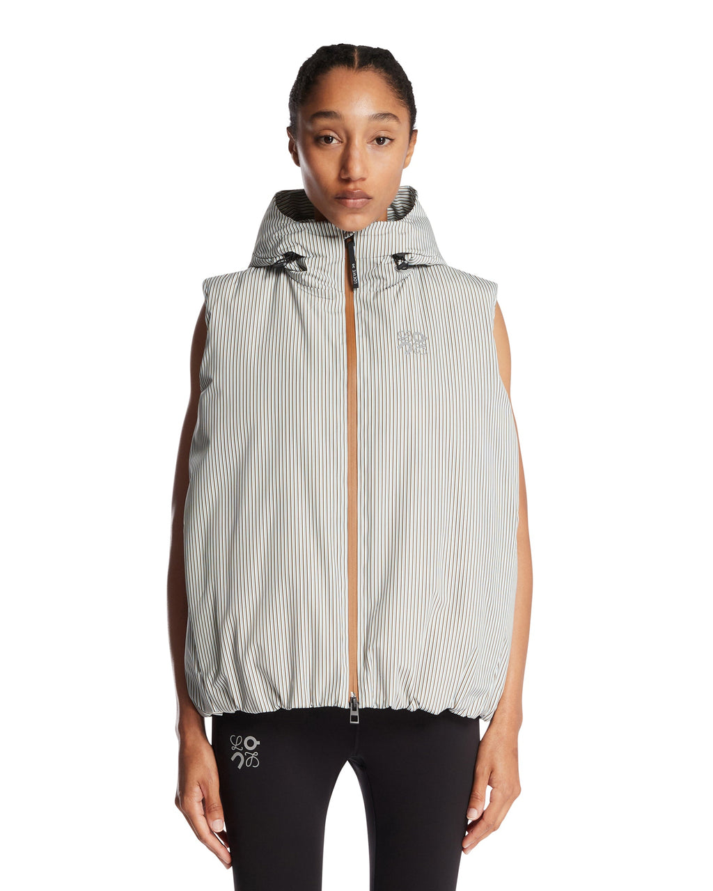Оригінальна X On White Striped Vest Loewe – боковий вид