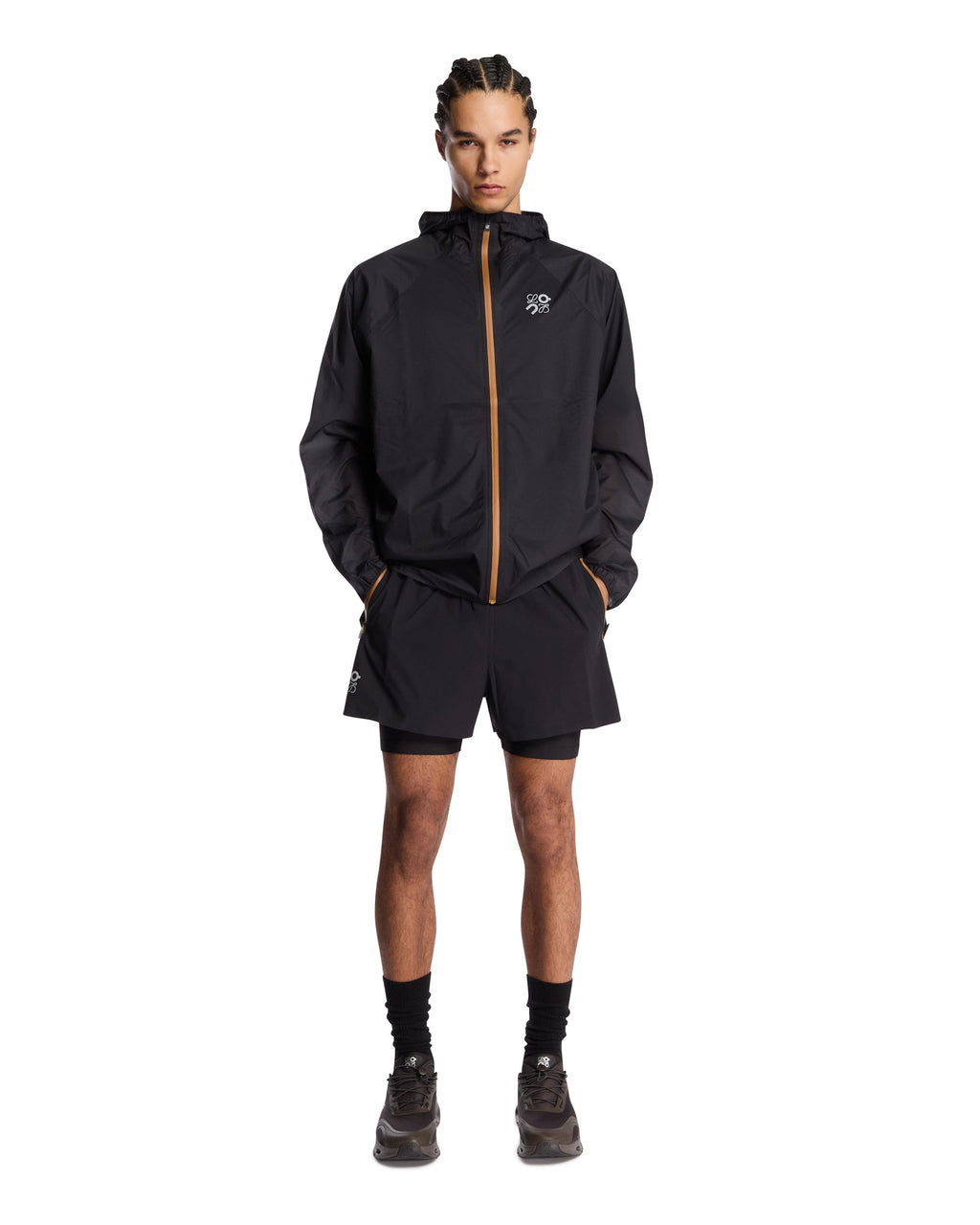 X On Black Running Shorts Loewe – Гарантія оригінальності – детальний вид