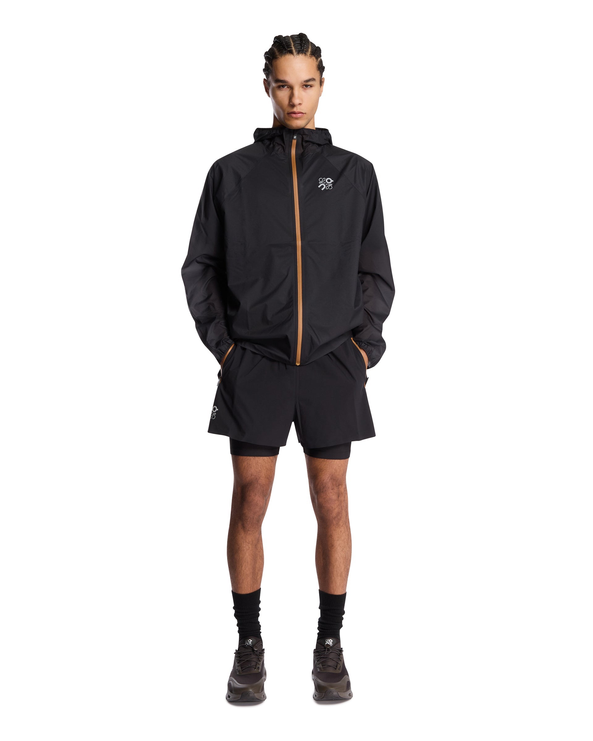 X On Black Running Shorts Loewe – Гарантія оригінальності – детальний вид