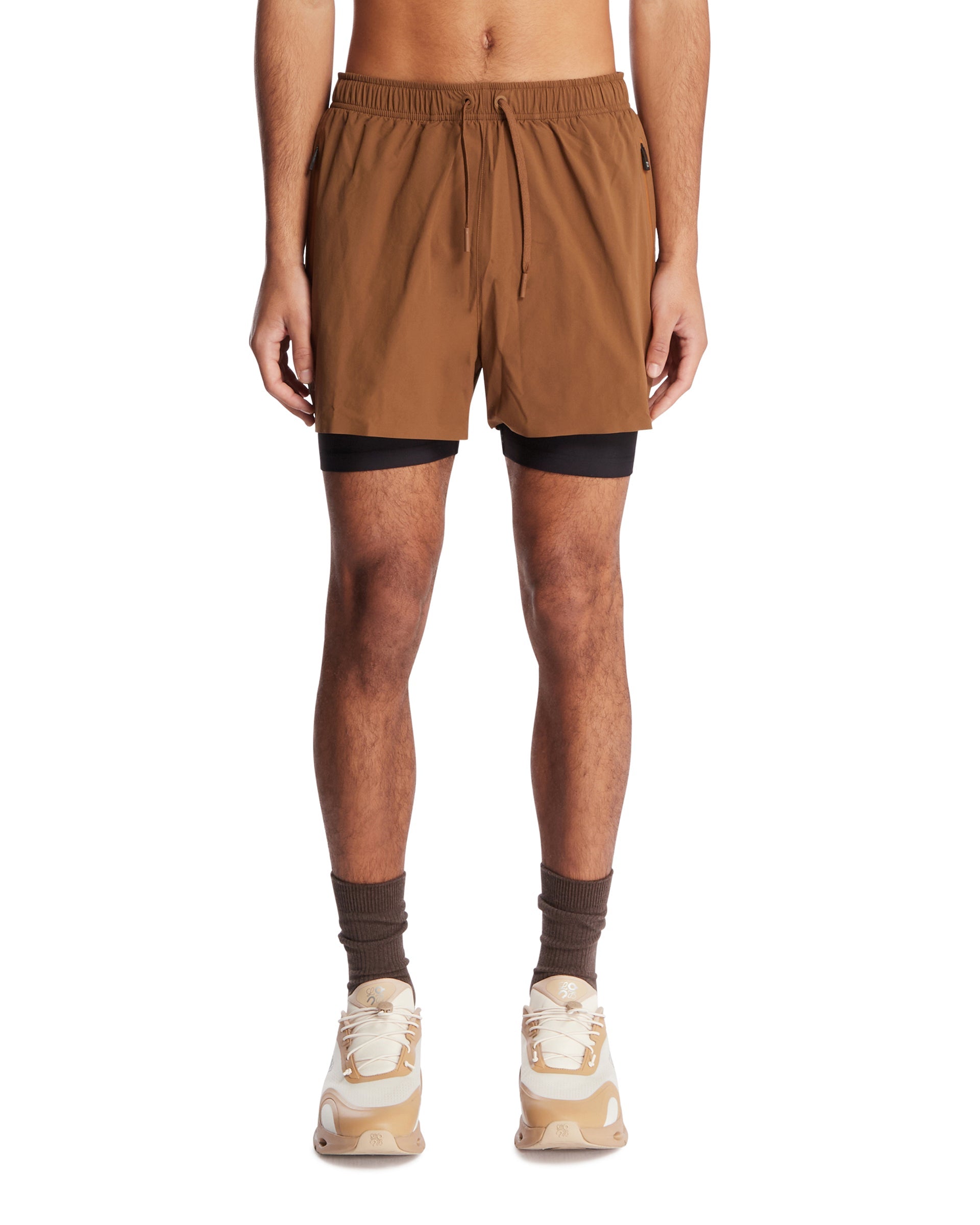 Оригінальна X On Brown Running Shorts Loewe – боковий вид