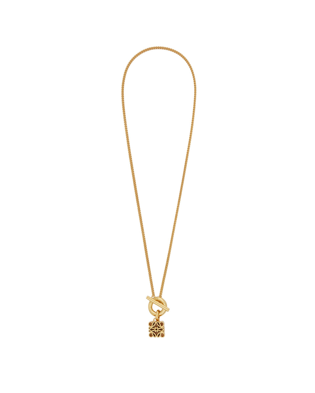 Golden Anagram Necklace Loewe – Гарантія оригінальності – вид ззаду