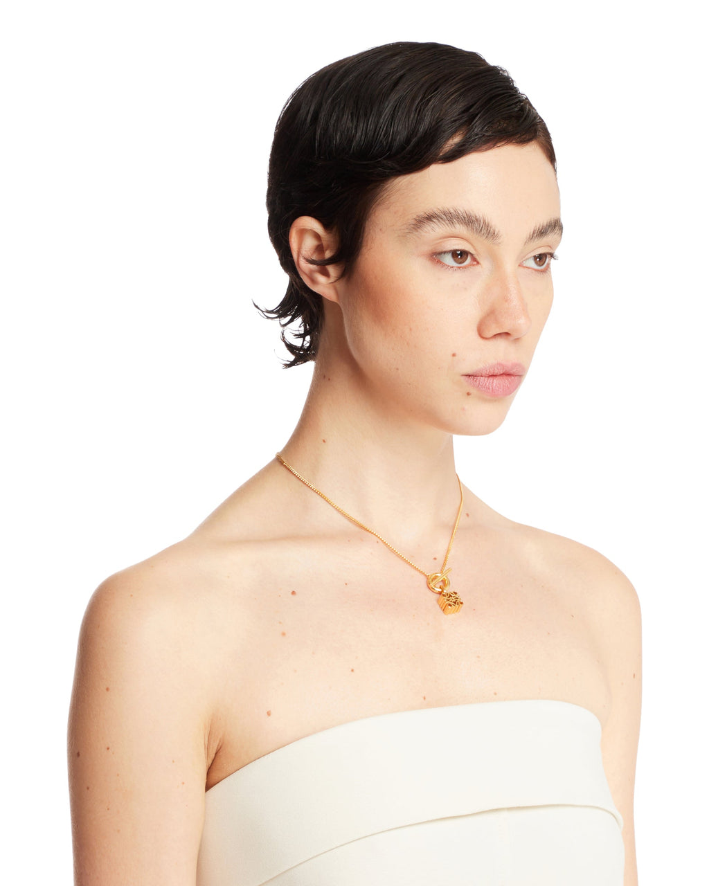 Golden Anagram Necklace Loewe – Гарантія оригінальності – детальний вид