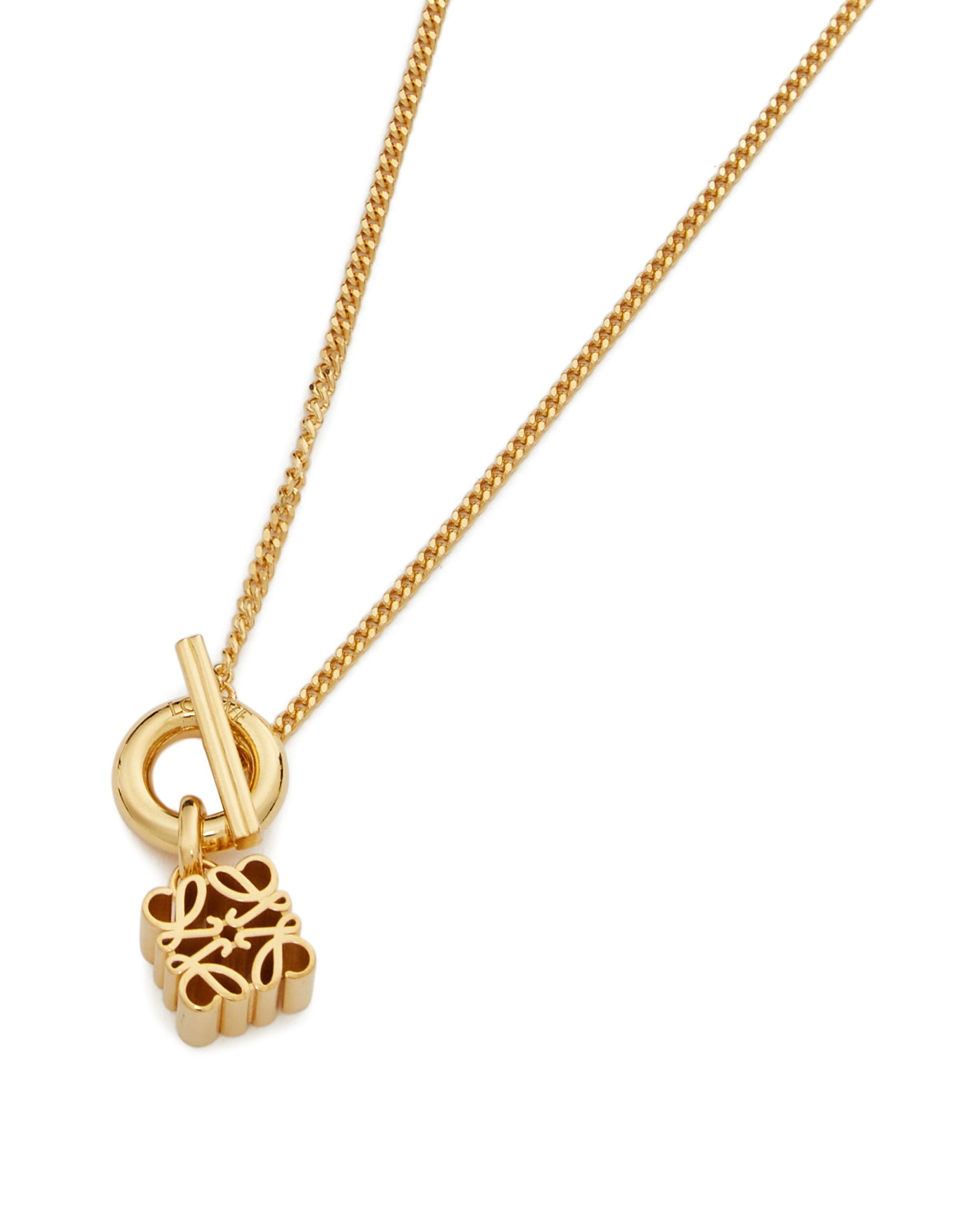 Golden Anagram Necklace Loewe – Гарантія оригінальності – збільшений вид