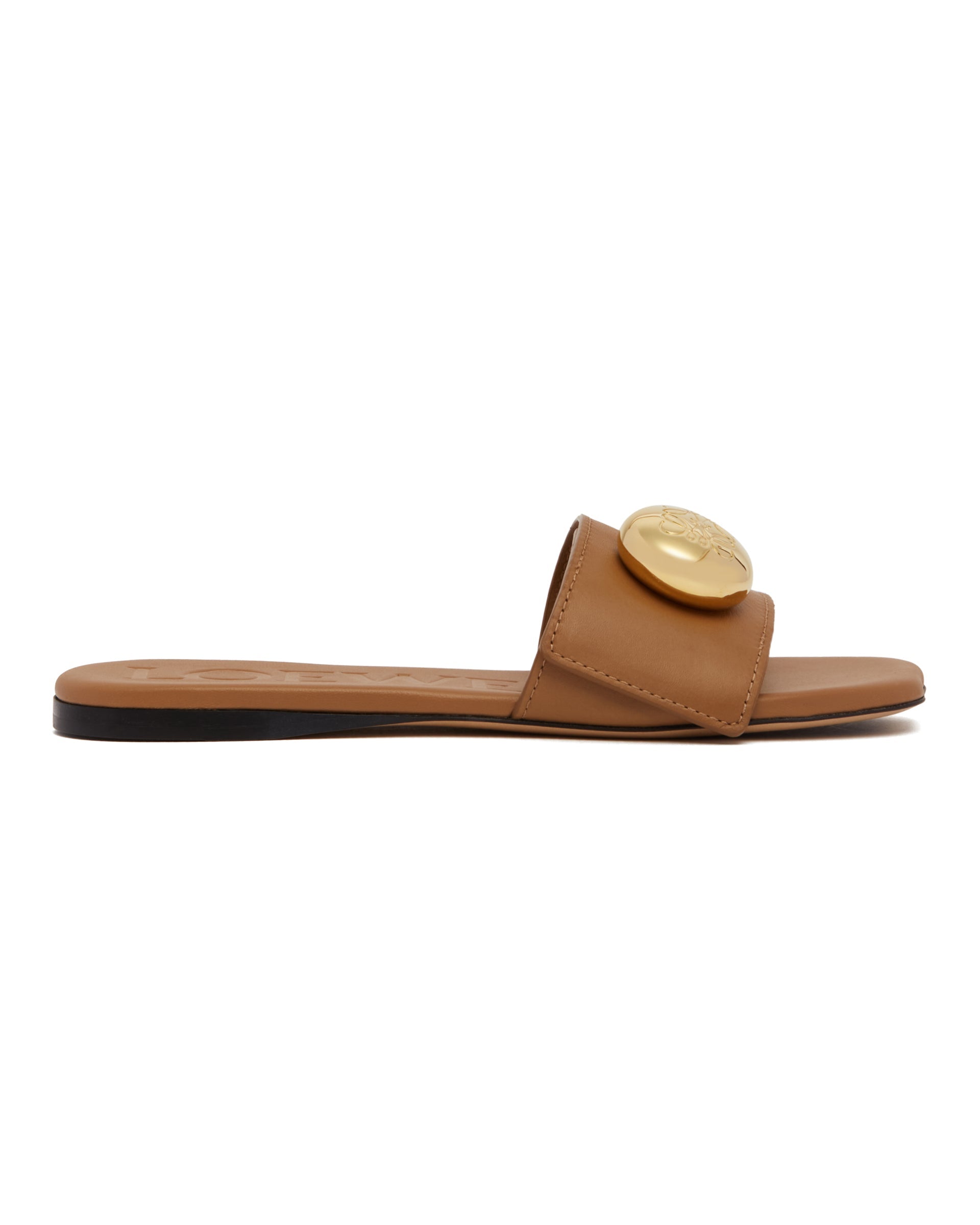 Brown Pebble Slides Loewe – Гарантія оригінальності – вид ззаду