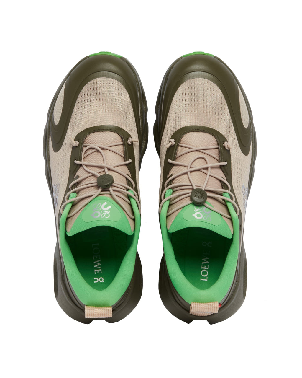 X On Green Cloudsolo Sneakers Loewe – Гарантія оригінальності – детальний вид