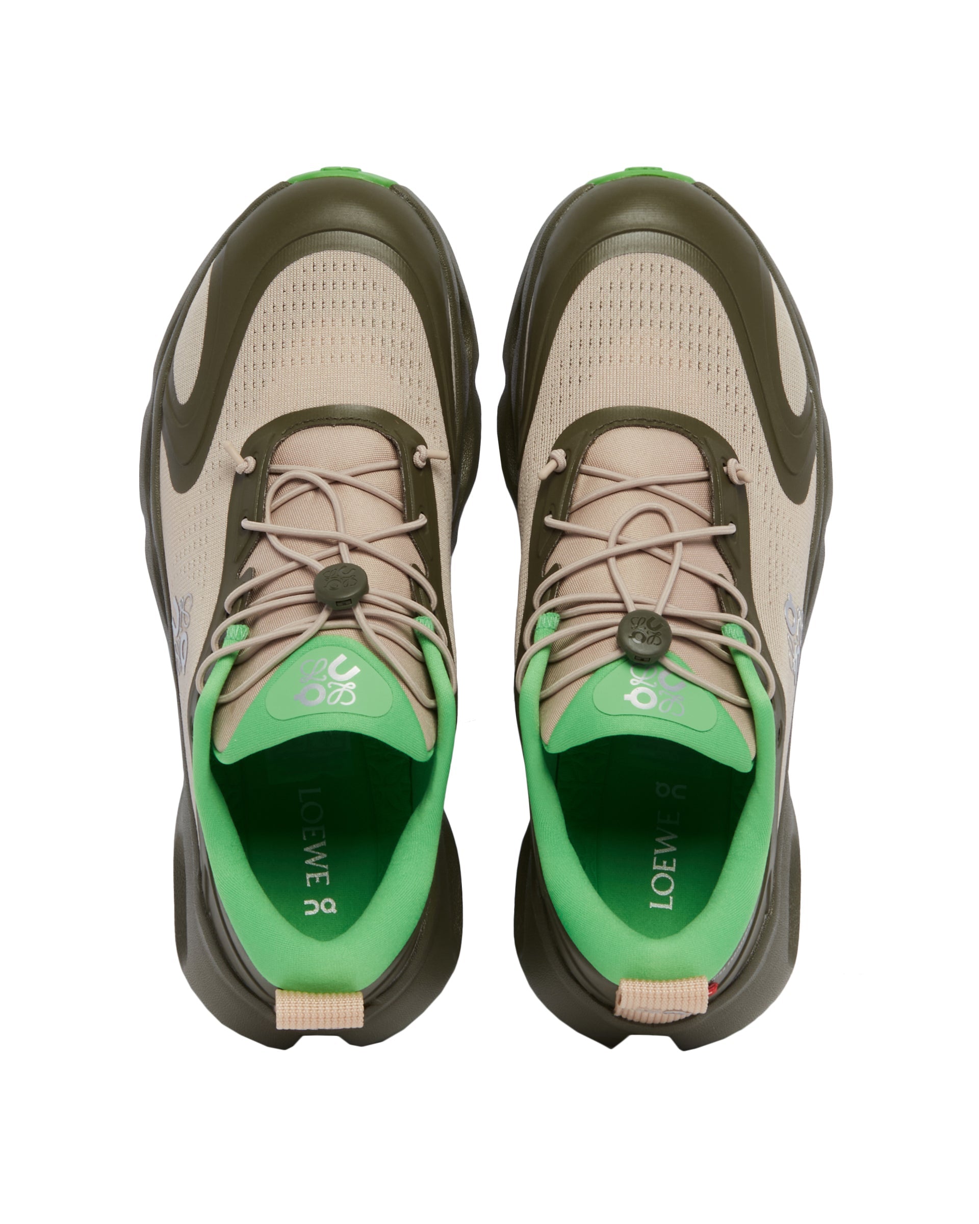 X On Green Cloudsolo Sneakers Loewe – Гарантія оригінальності – детальний вид
