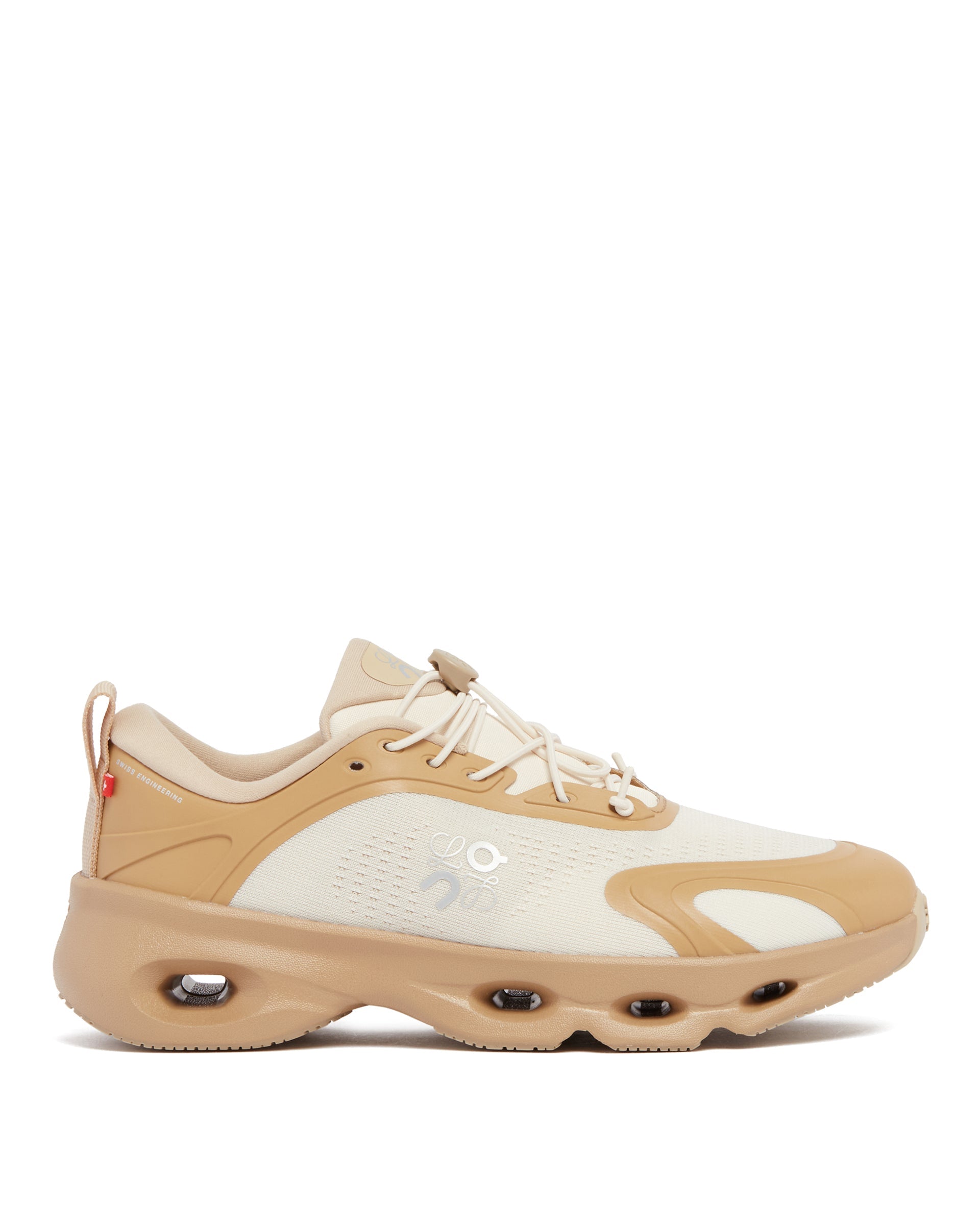 X On Light Beige Cloudsolo Sneakers Loewe оригінал – Купити в Україні – боковий вид