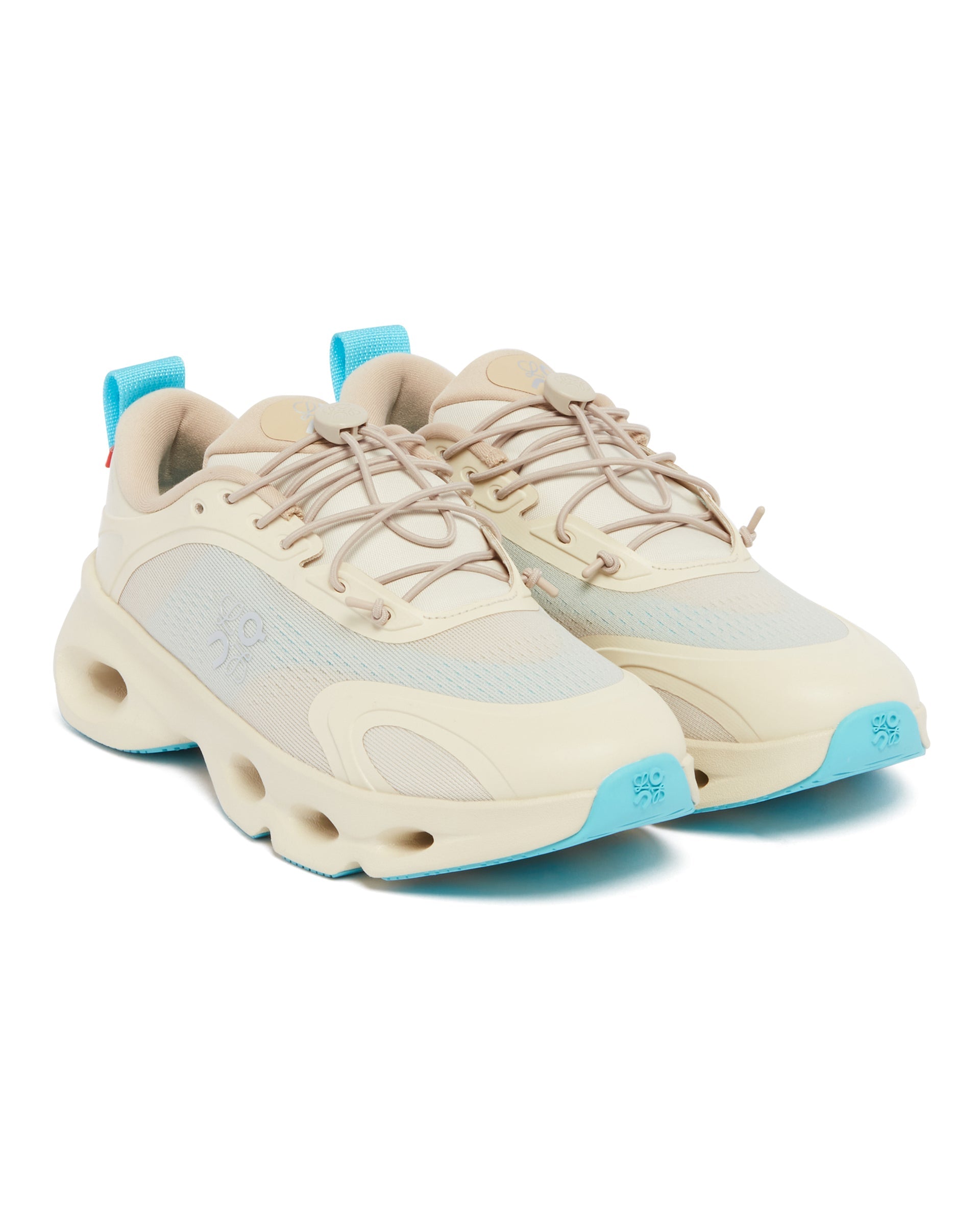 X On Beige And Light Blue Cloudsolo Sneakers Loewe – Гарантія оригінальності – збільшений вид