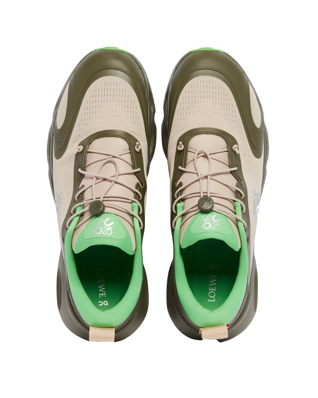 X On Green Cloudsolo Sneakers Loewe – Гарантія оригінальності – детальний вид