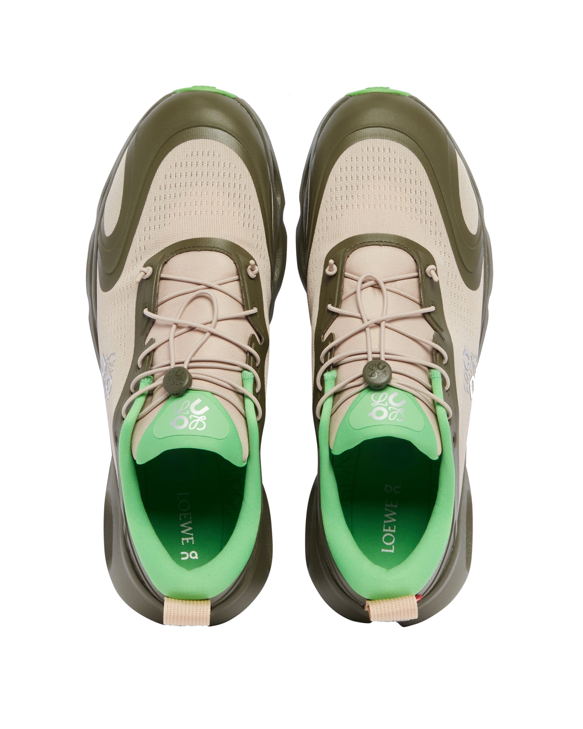 X On Green Cloudsolo Sneakers Loewe – Гарантія оригінальності – детальний вид