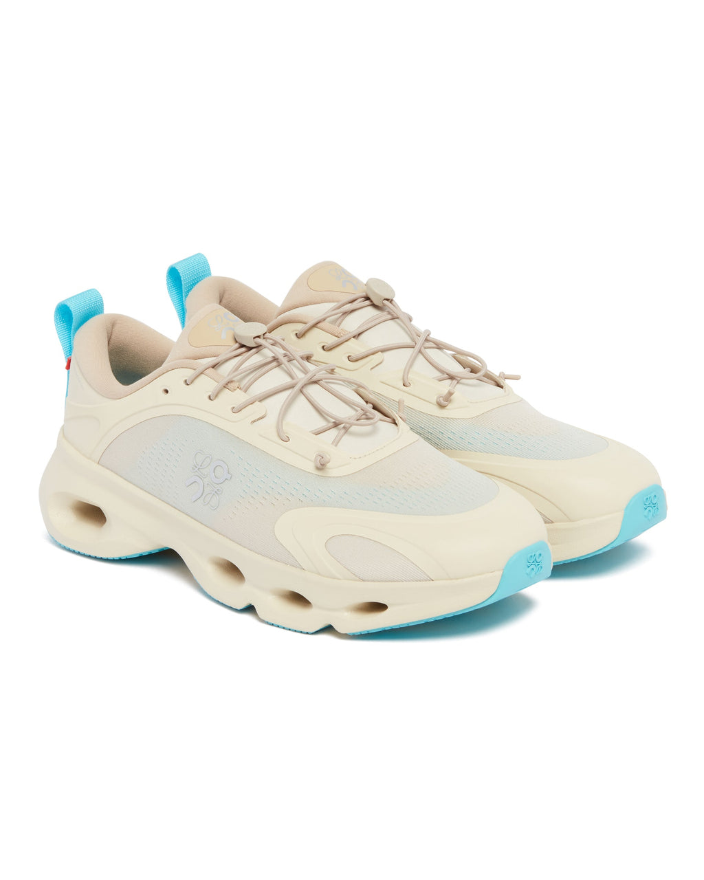 X On Beige And Light Blue Cloudsolo Sneakers Loewe – Гарантія оригінальності – збільшений вид