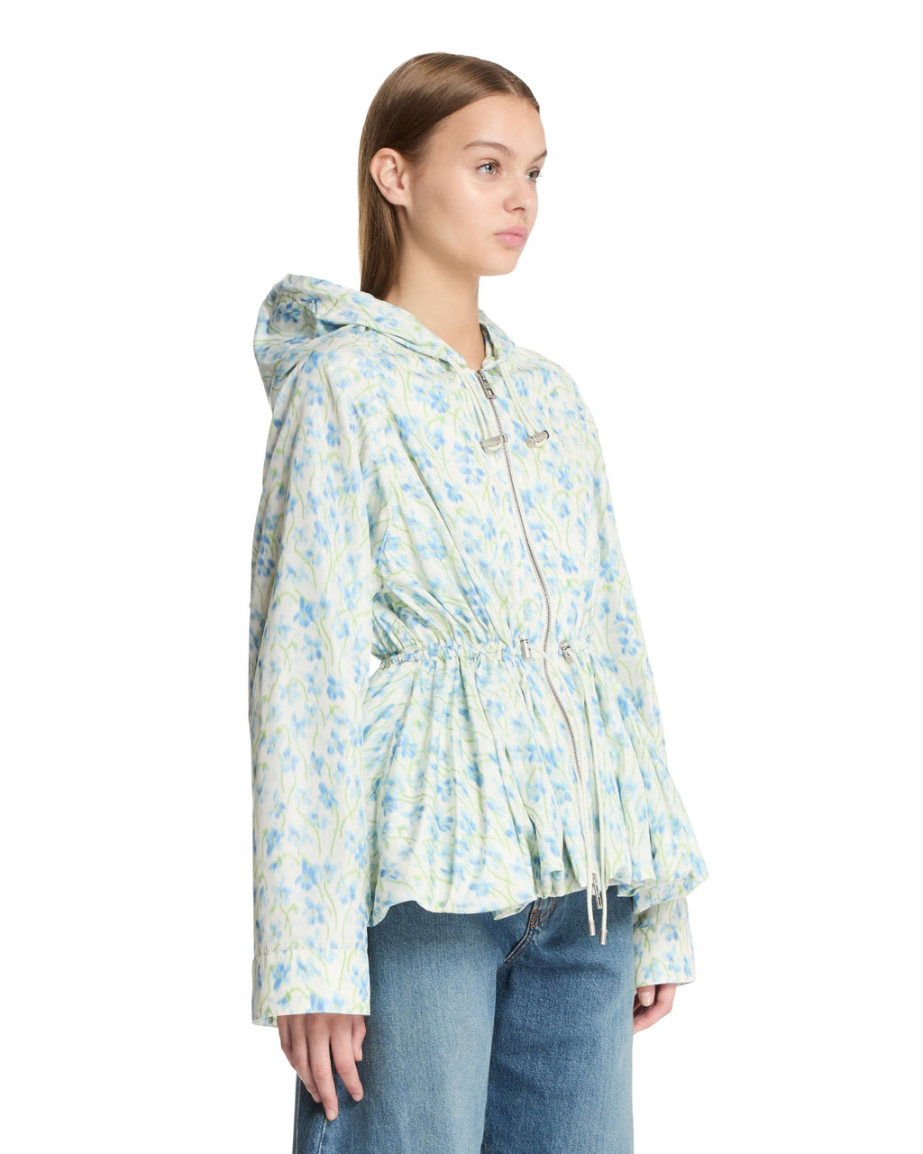 Оригінальна Floral Taffeta Jacket Loewe – вид ззаду