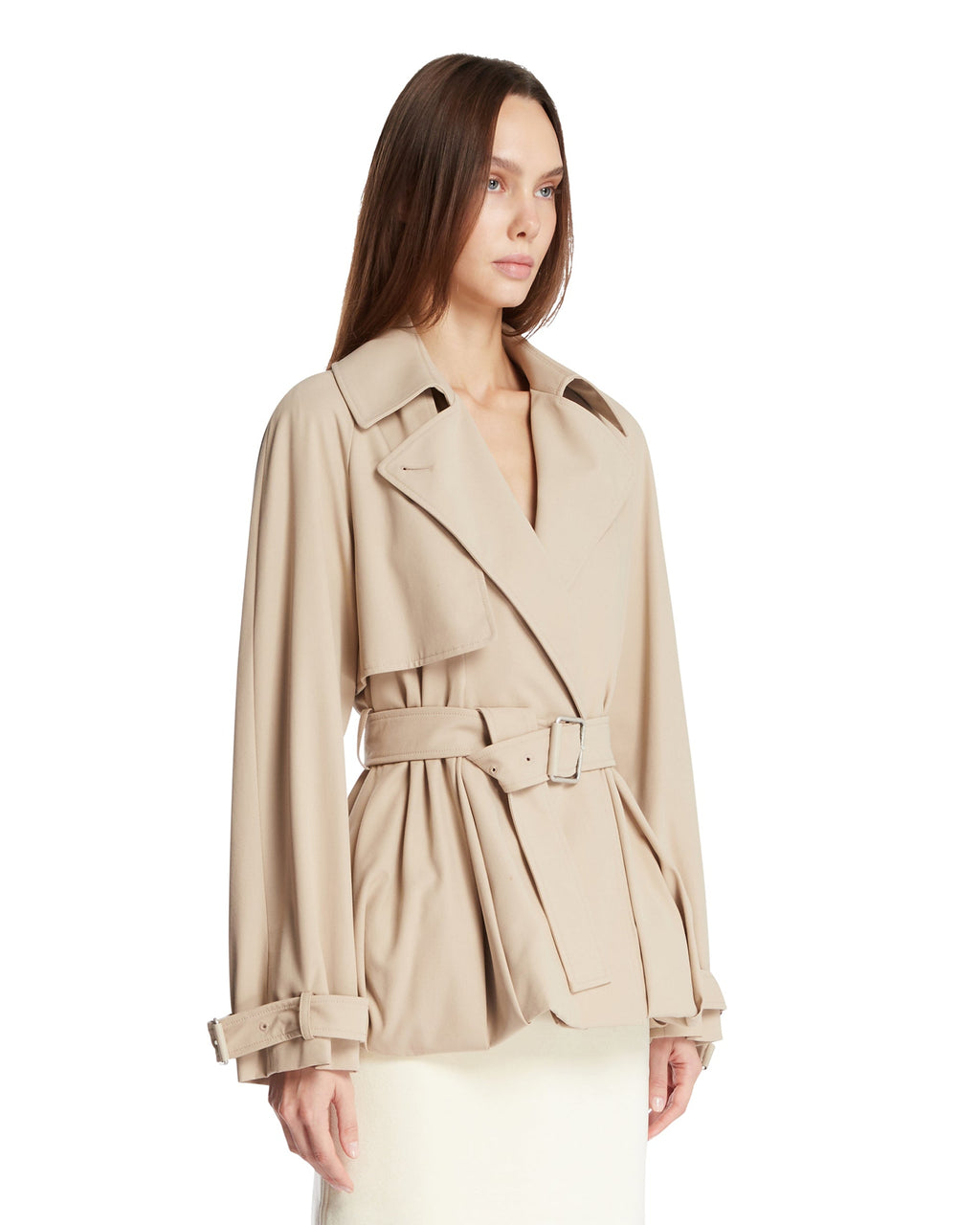 Оригінальна Beige Cotton Jacket Loewe – вид ззаду