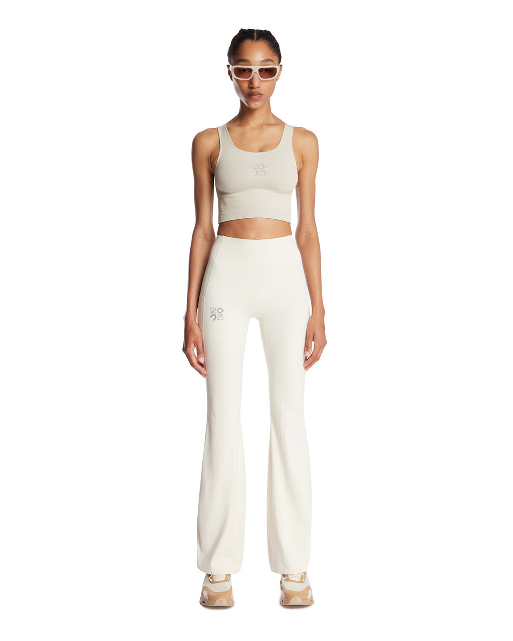 X On White Flared Leggings Loewe – Гарантія оригінальності – детальний вид