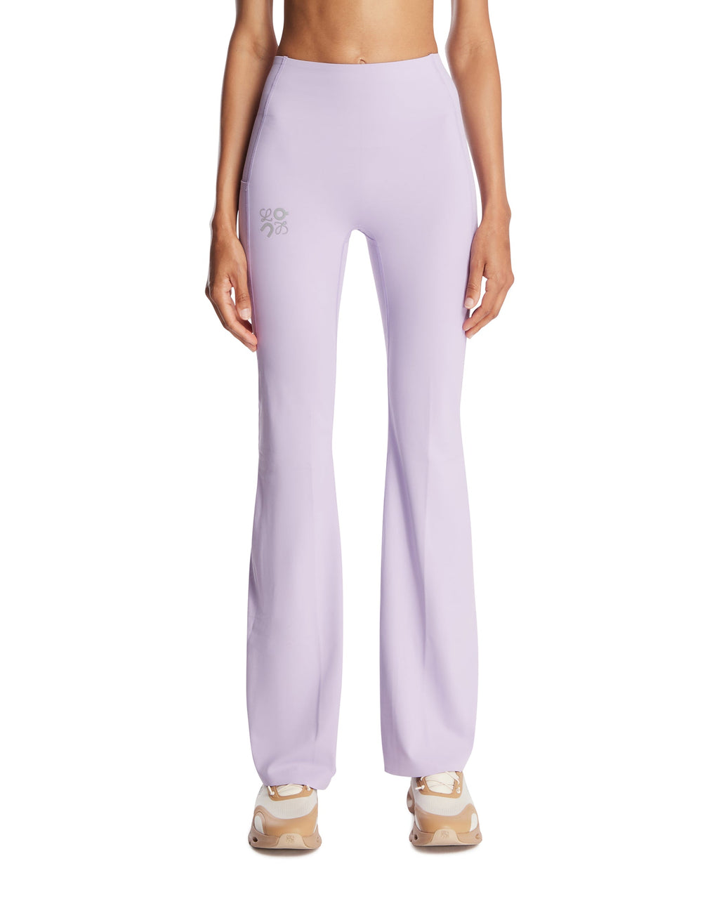 Оригінальна X On Purple Flared Leggings Loewe – боковий вид