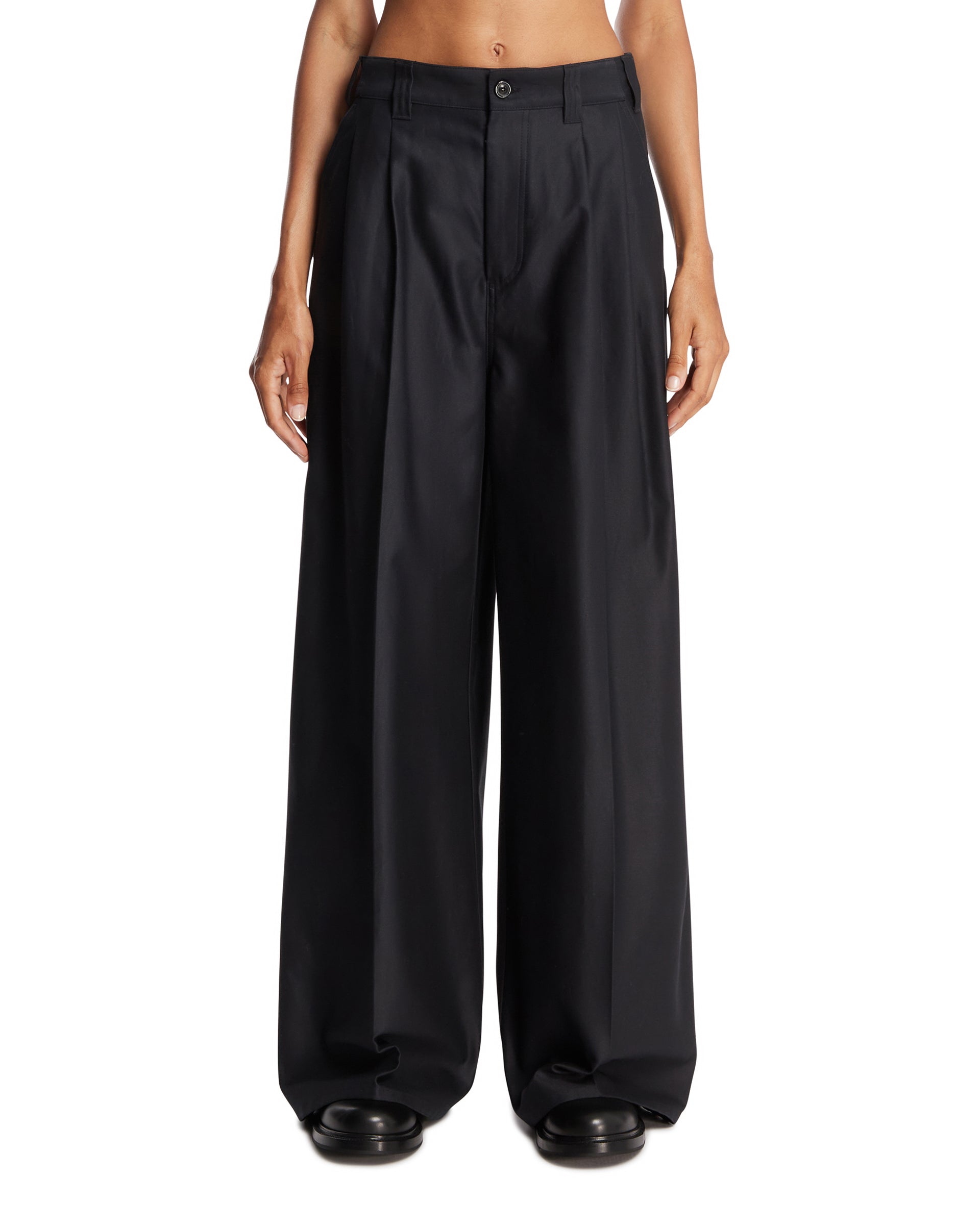 Blue Wide-Leg Trousers Maison margiela оригінал – Купити в Україні – боковий вид