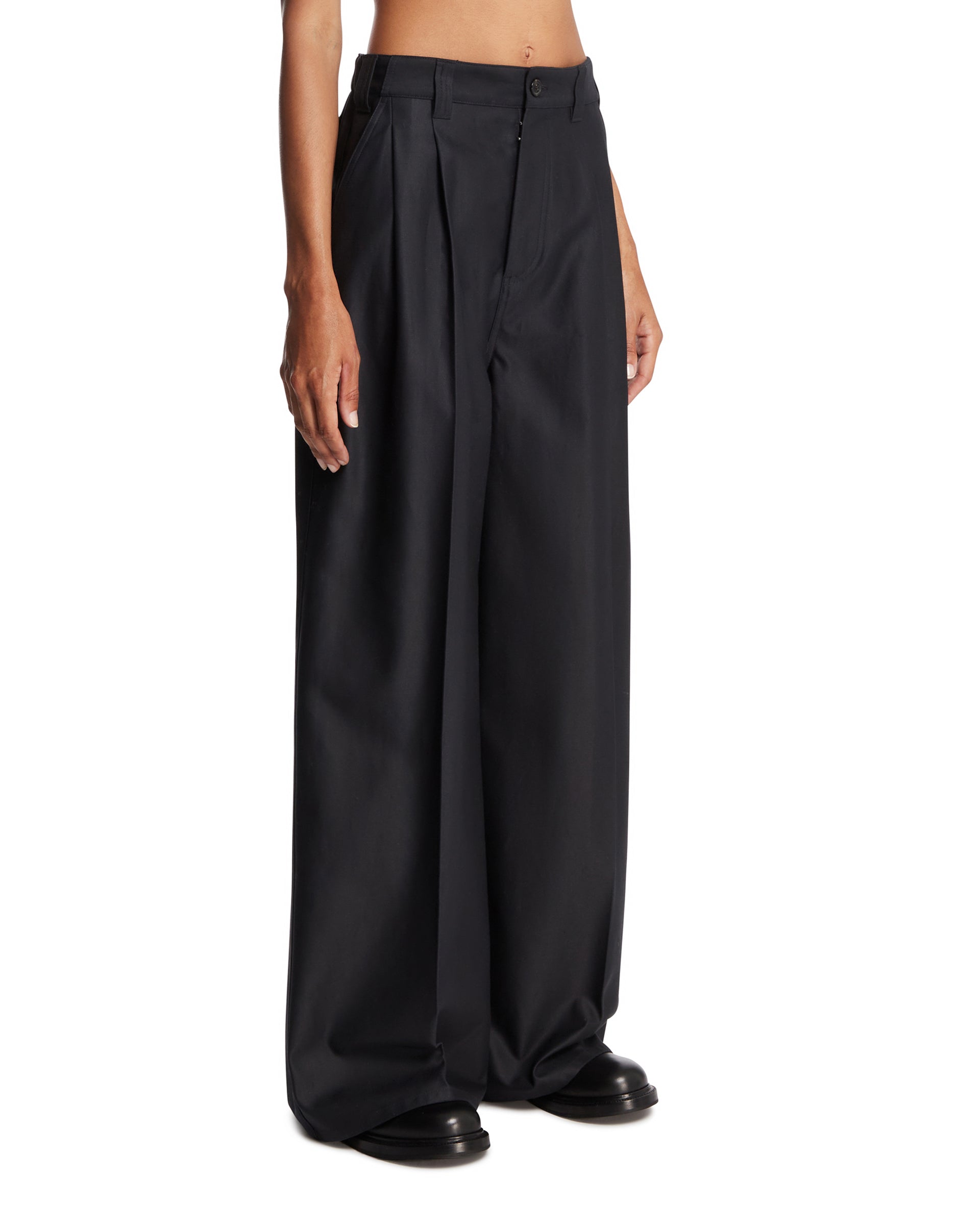 Blue Wide-Leg Trousers Maison margiela оригінал – Купити в Україні – вид ззаду